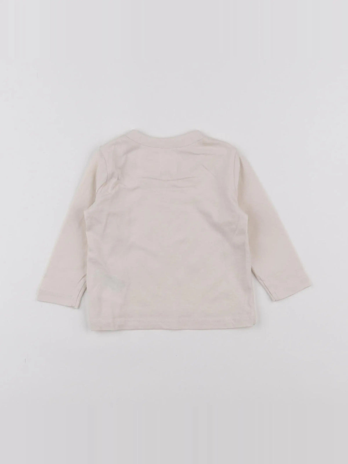 H&M - tee-shirt beige - 3 mois