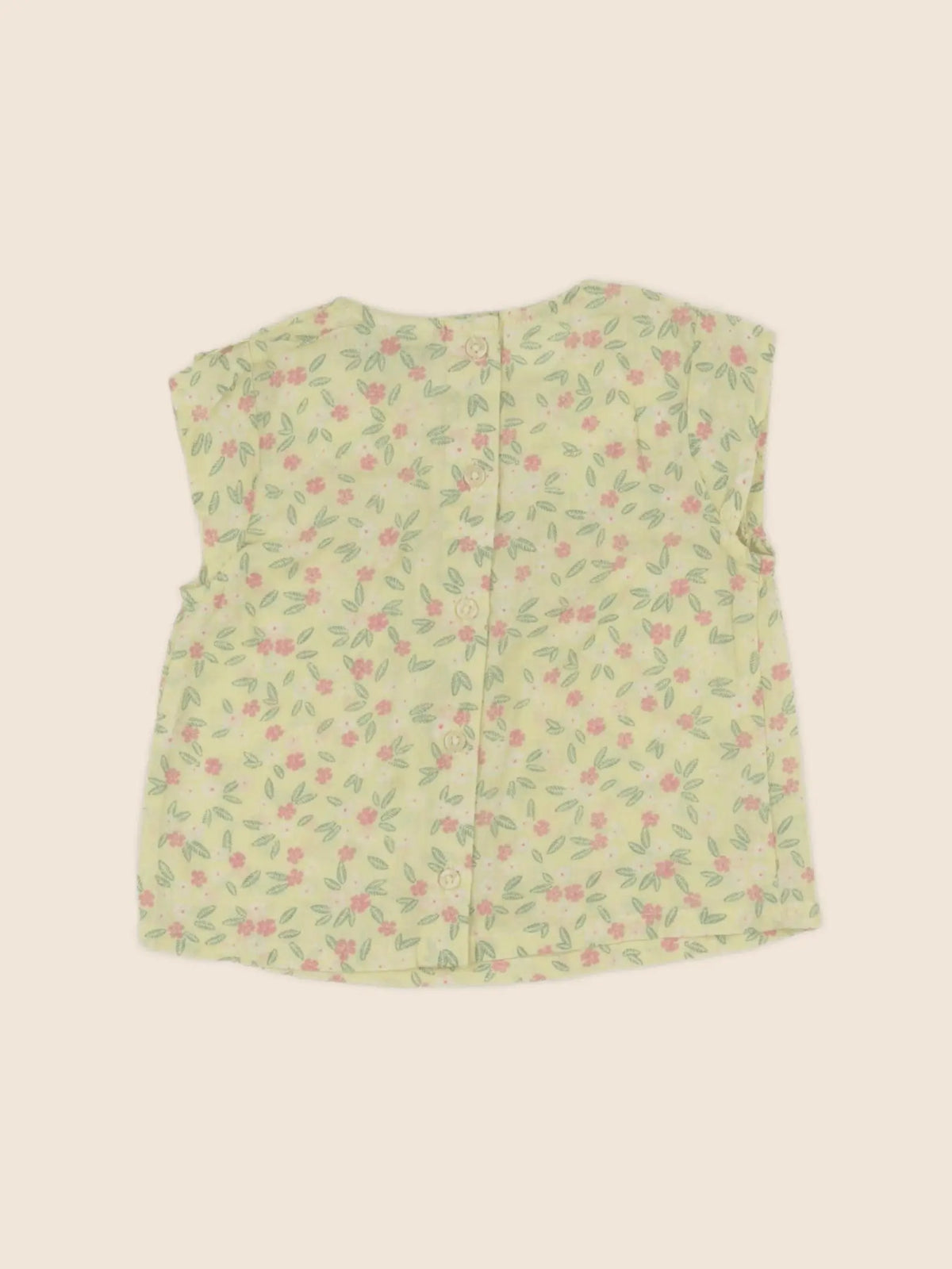 Tape à l'oeil - blouse jaune - 6 mois
