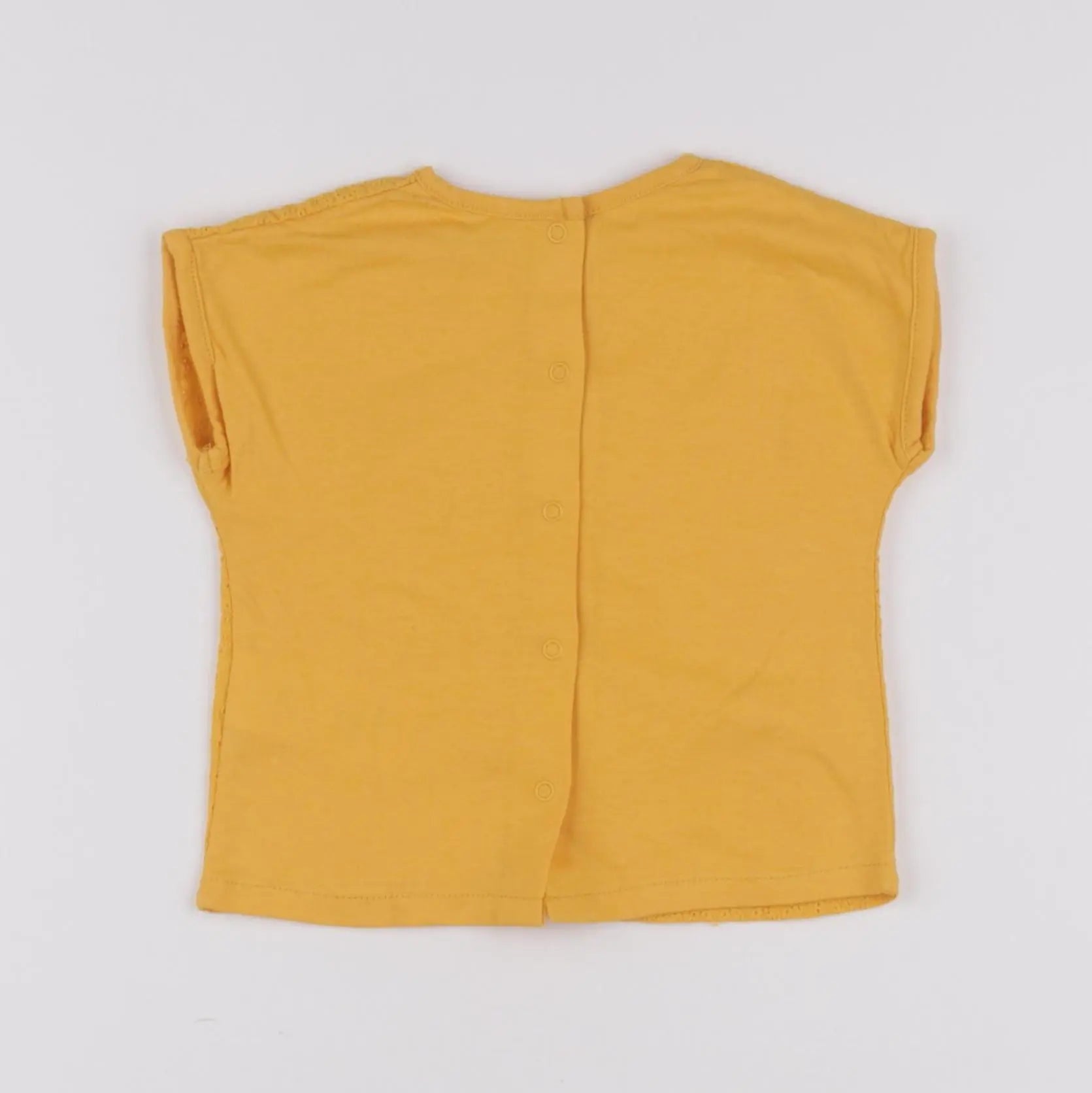 Vertbaudet - tee-shirt jaune - 6 mois