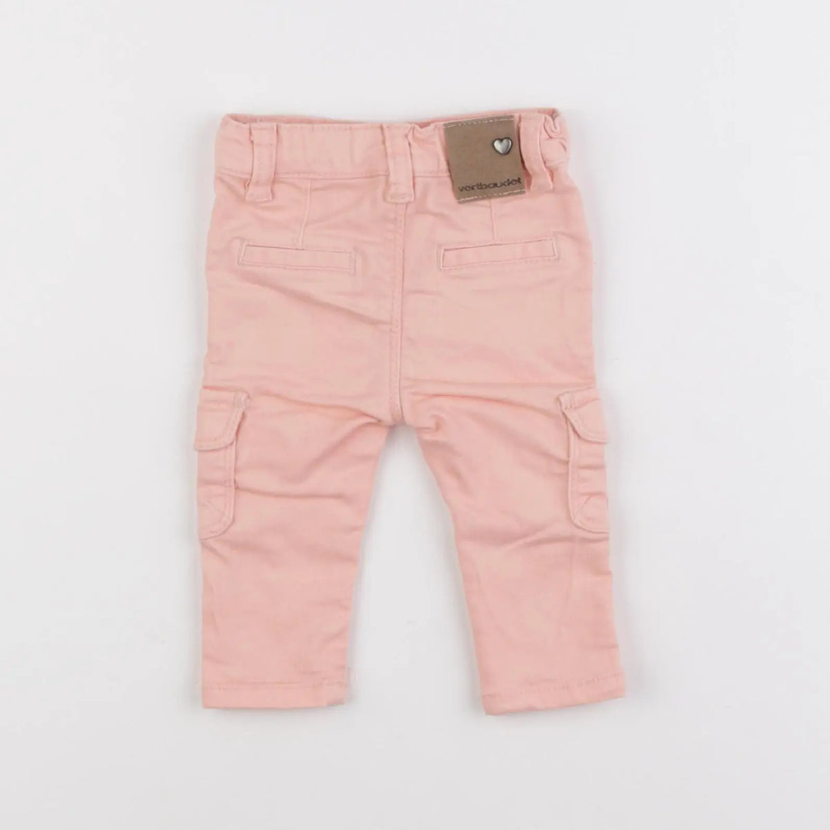Vertbaudet - pantalon rose - 3 mois