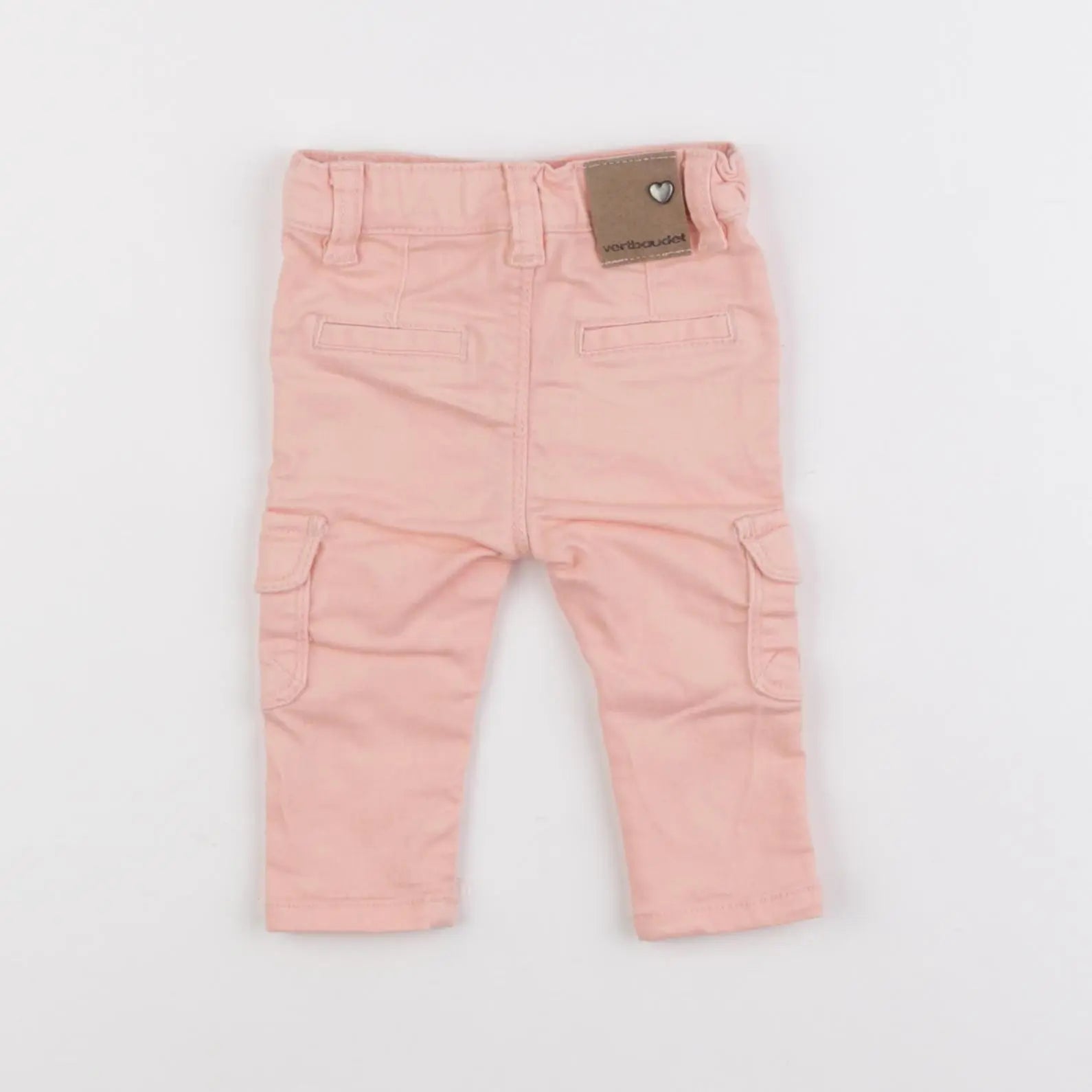 Vertbaudet - pantalon rose - 3 mois