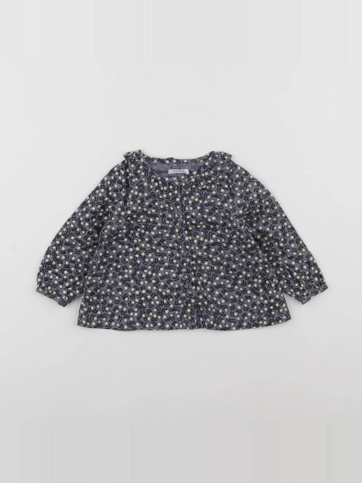Boutchou - blouse multicolore - 6 mois