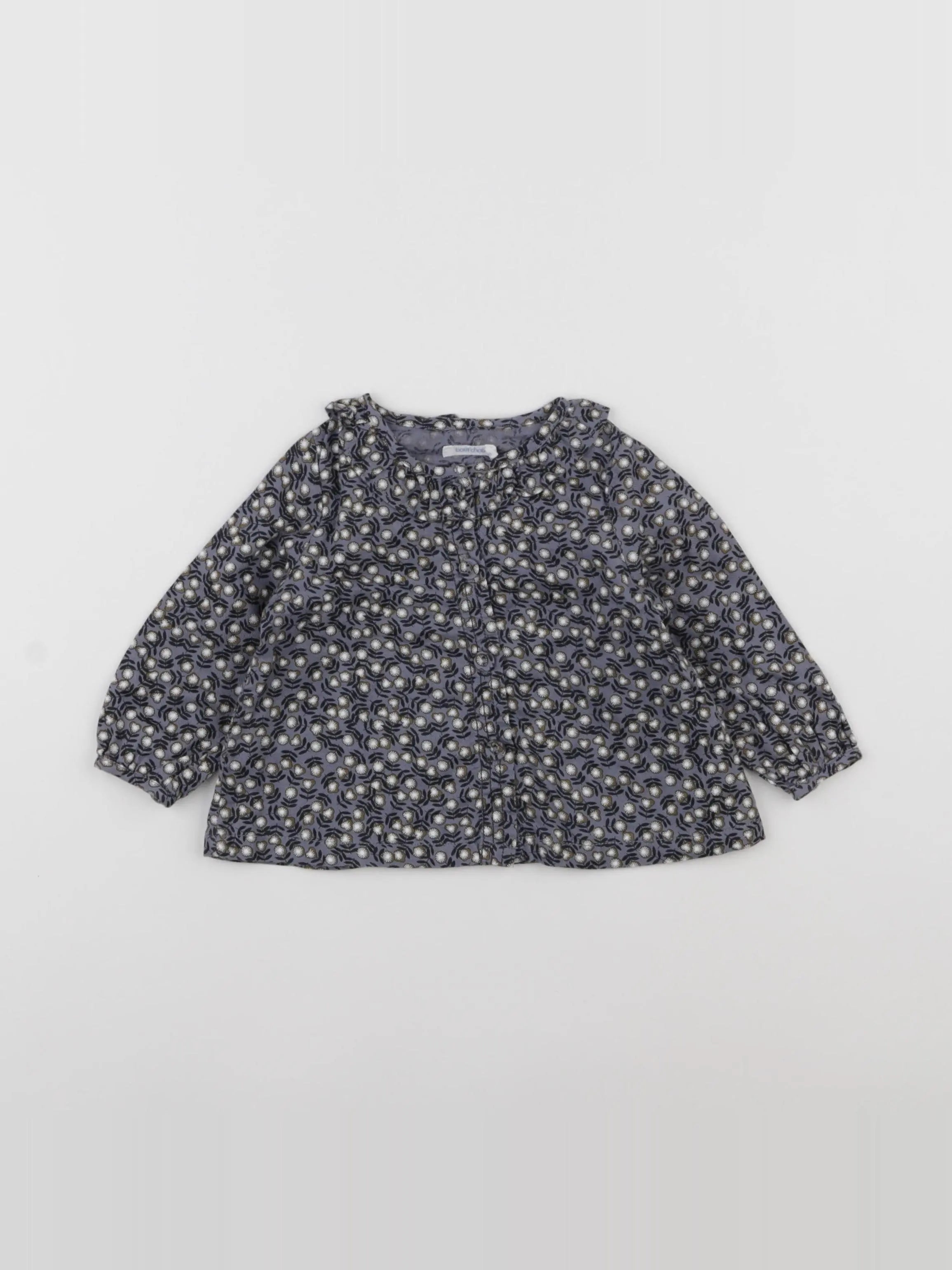 Boutchou - blouse multicolore - 6 mois