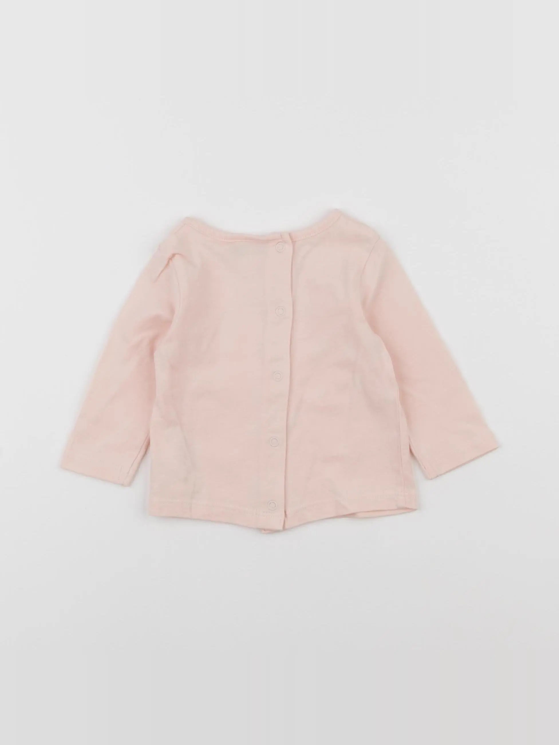 Tape à l'oeil - tee-shirt rose - 3 mois