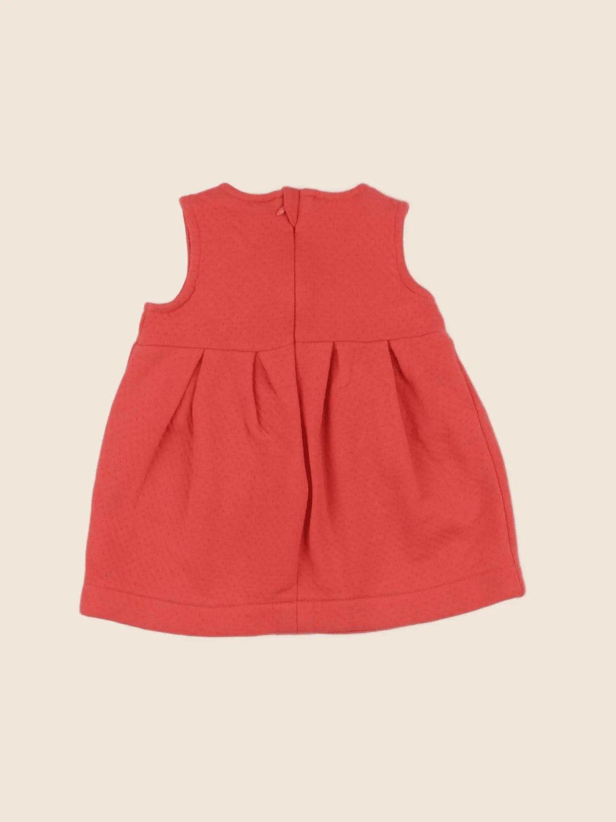Vertbaudet - robe orange - 6 mois