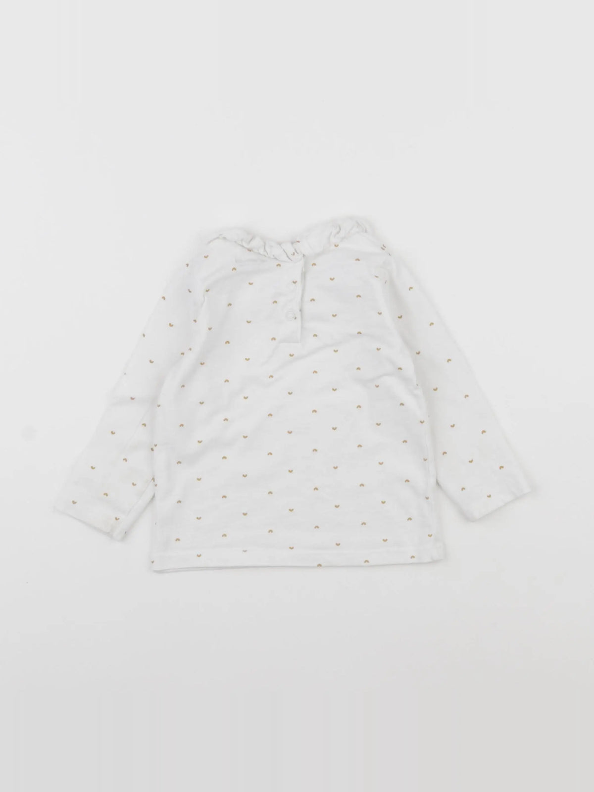 Vertbaudet - tee-shirt blanc - 12 mois