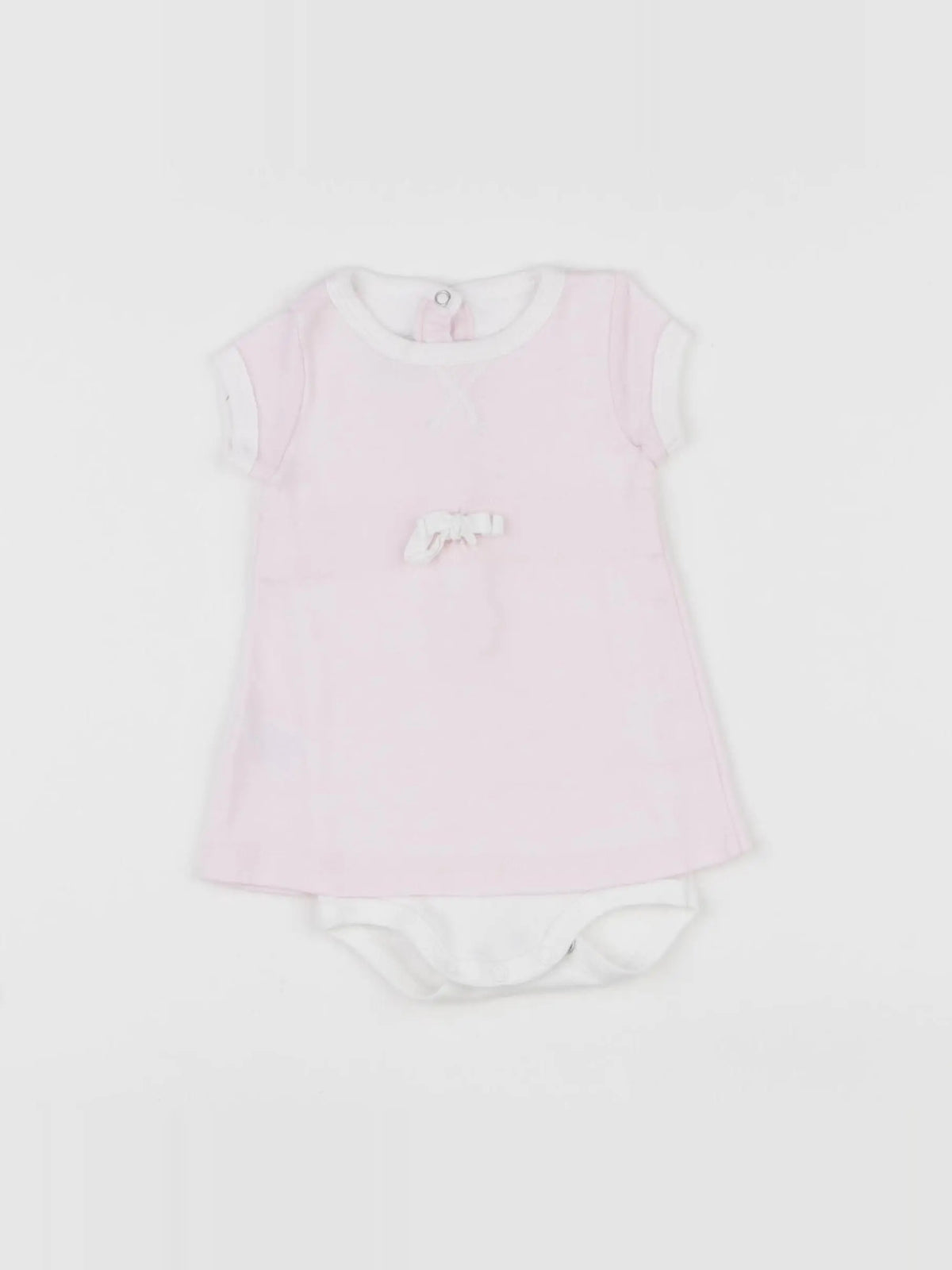 Petit Bateau - body robe rose - 3 mois
