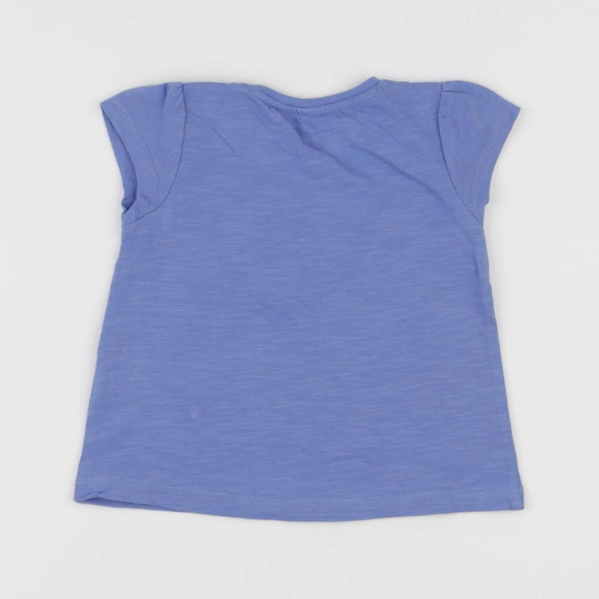 Vertbaudet - tee-shirt bleu - 12 mois