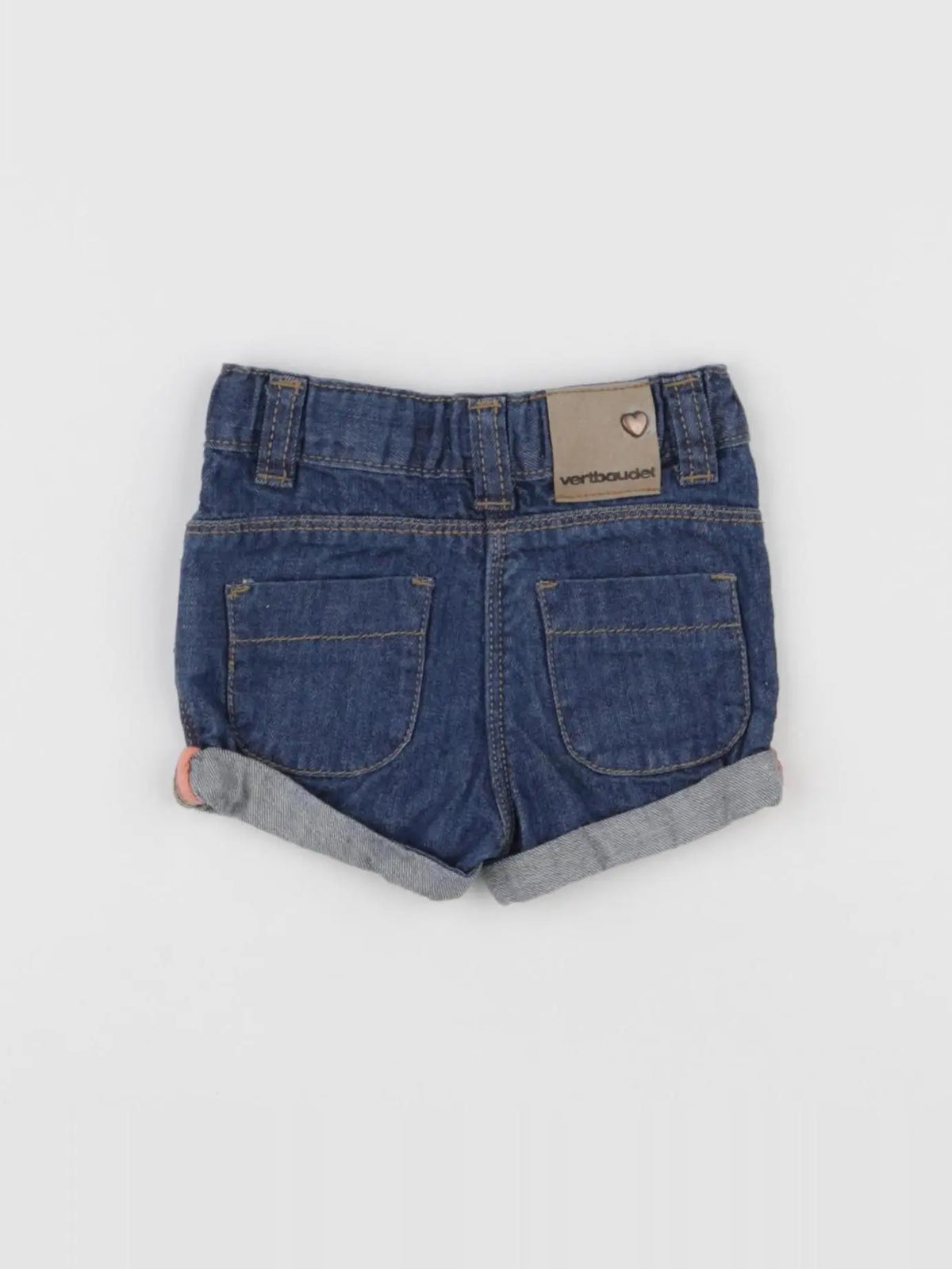 Vertbaudet - short bleu - 3 mois