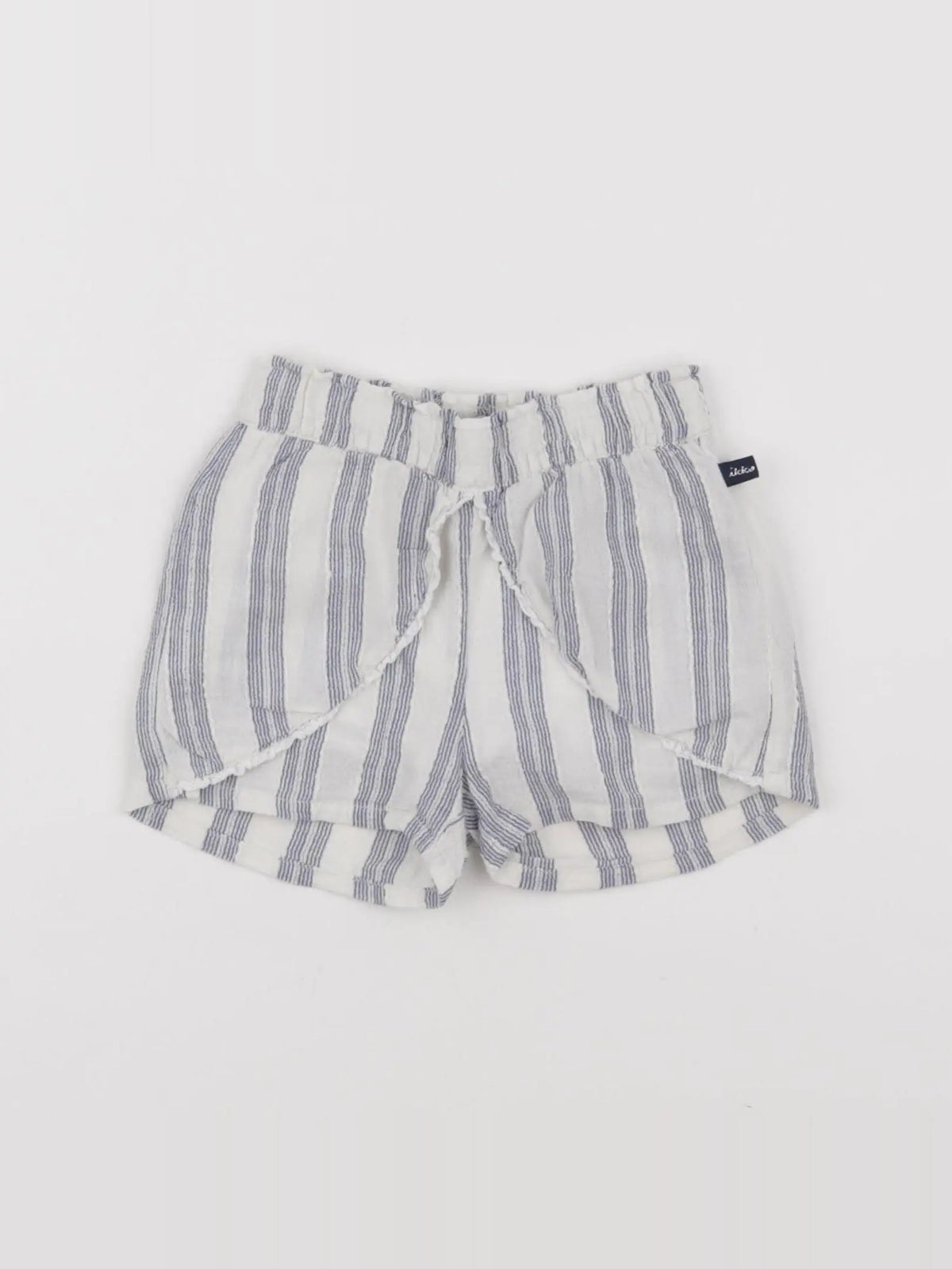 IKKS - short blanc, bleu - 18 mois