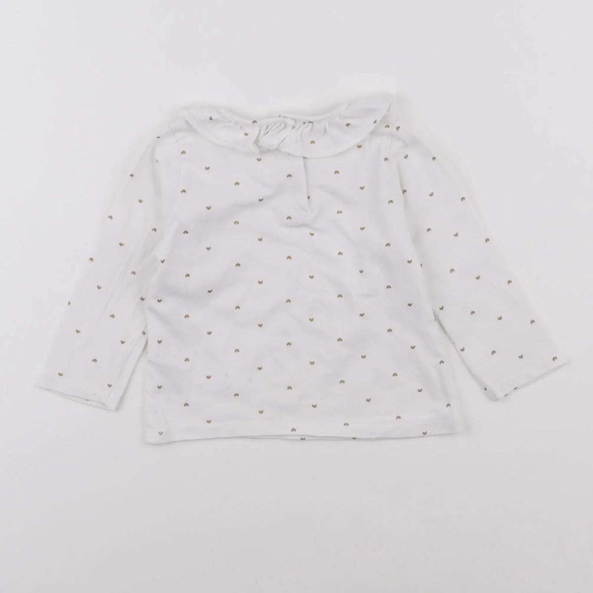 Vertbaudet - tee-shirt blanc - 6 mois