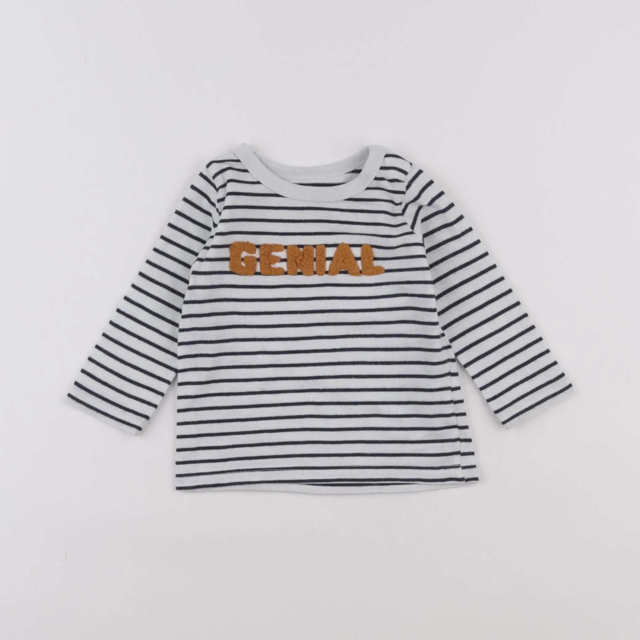 Vertbaudet - tee-shirt gris - 6 mois