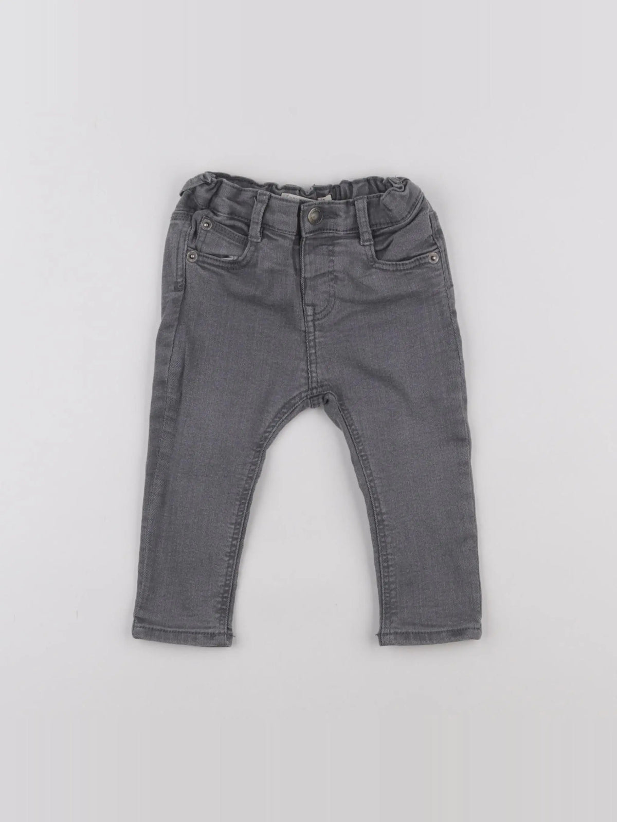 Zara - jean gris - 6/9 mois