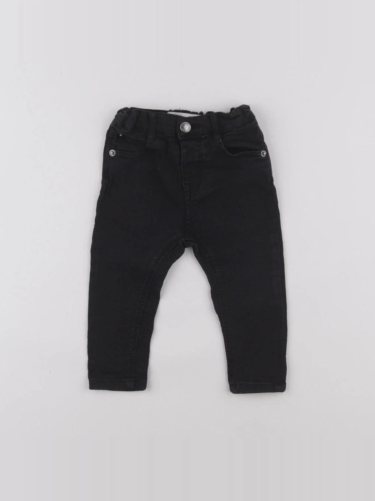 Zara - jean noir - 6/9 mois