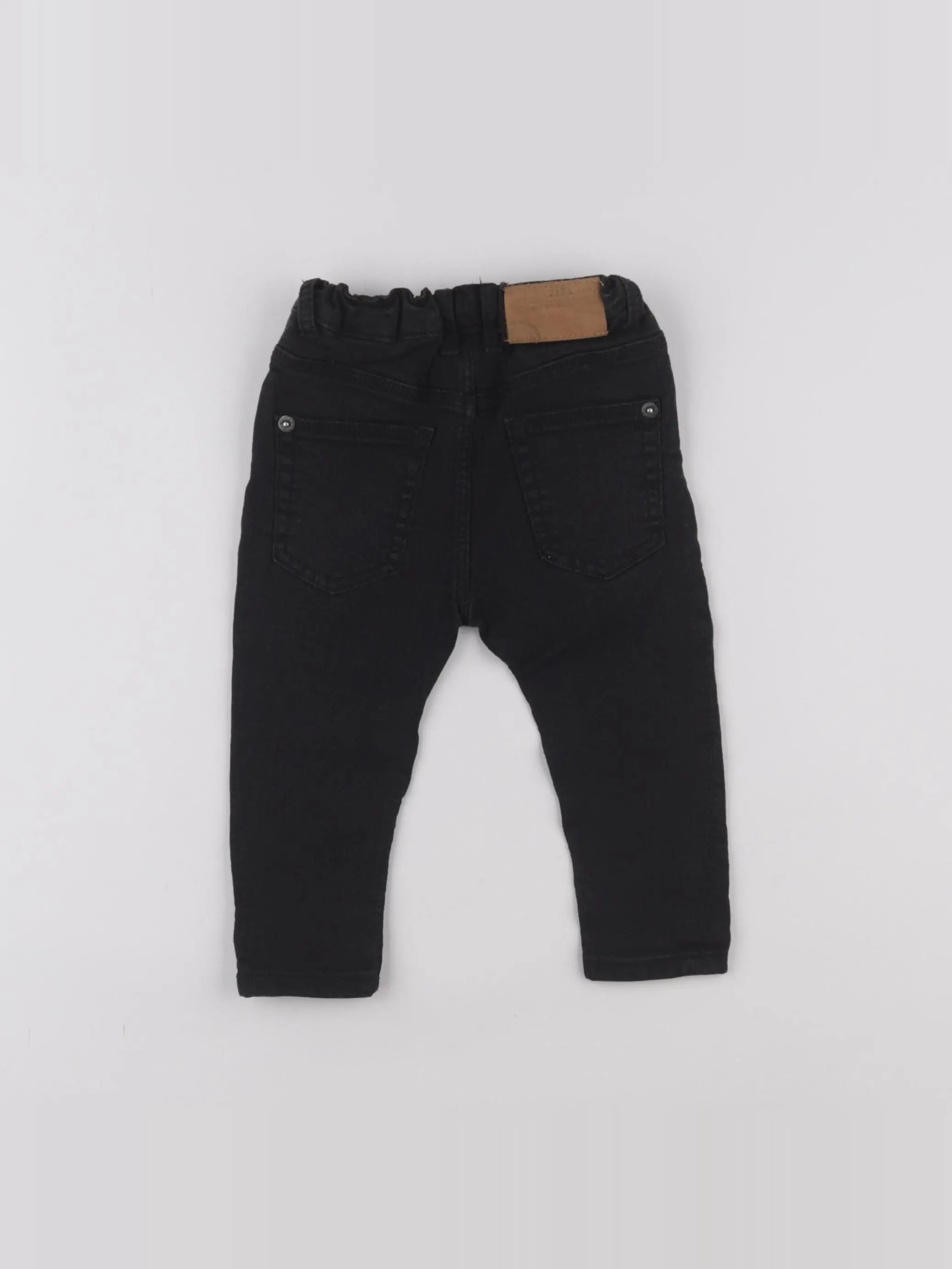 Zara - jean noir - 6/9 mois
