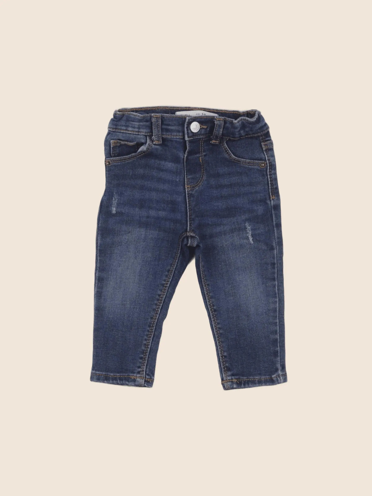 Zara - jean bleu - 6/9 mois