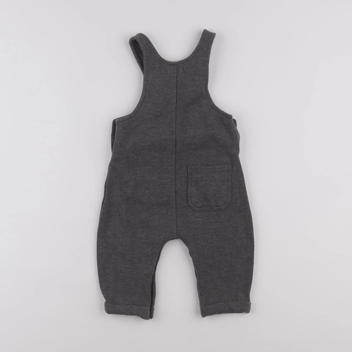 Vertbaudet - salopette gris - 9 mois