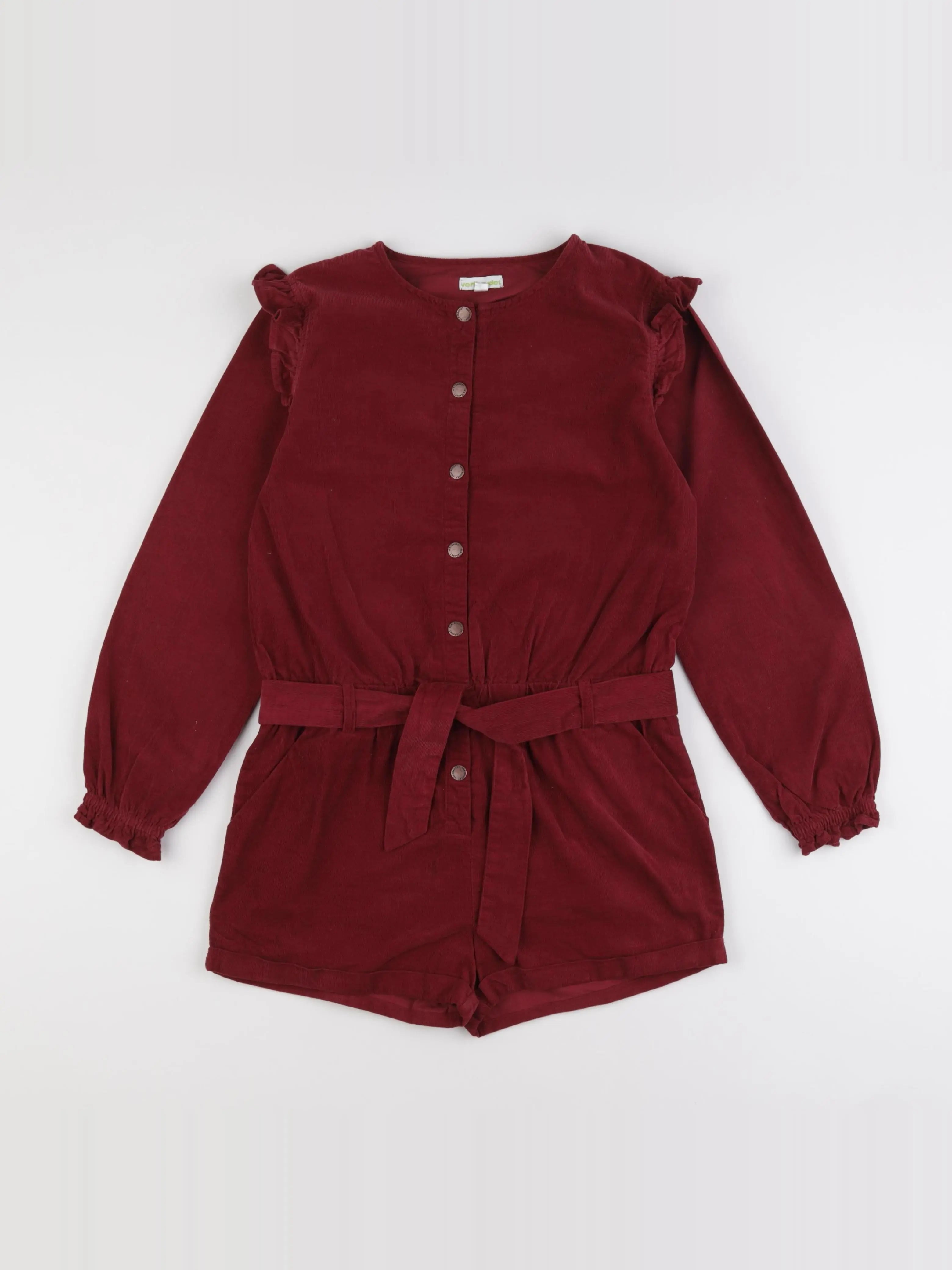 Vertbaudet - combinaison rouge - 14 ans