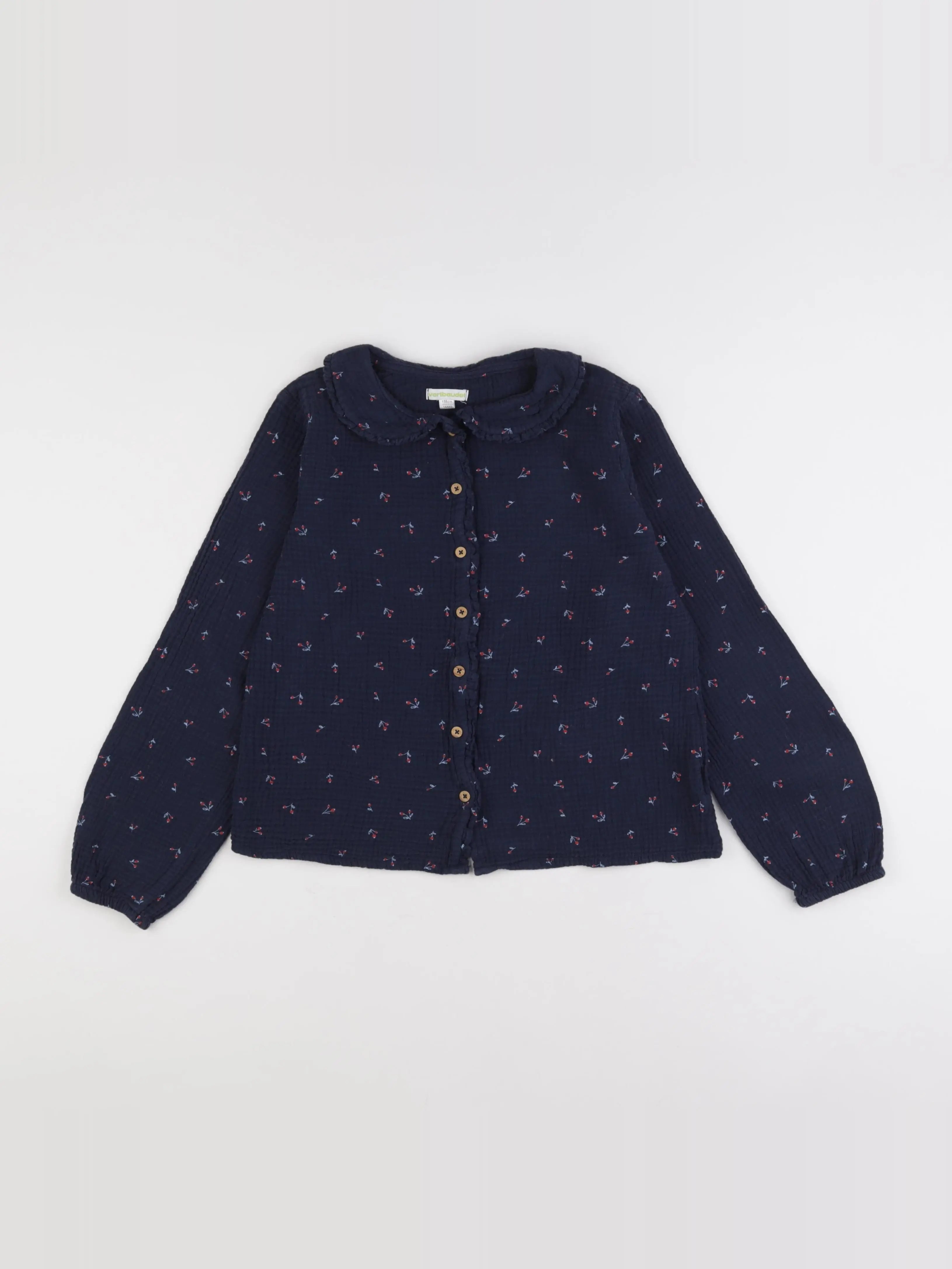 Vertbaudet - blouse bleu - 14 ans