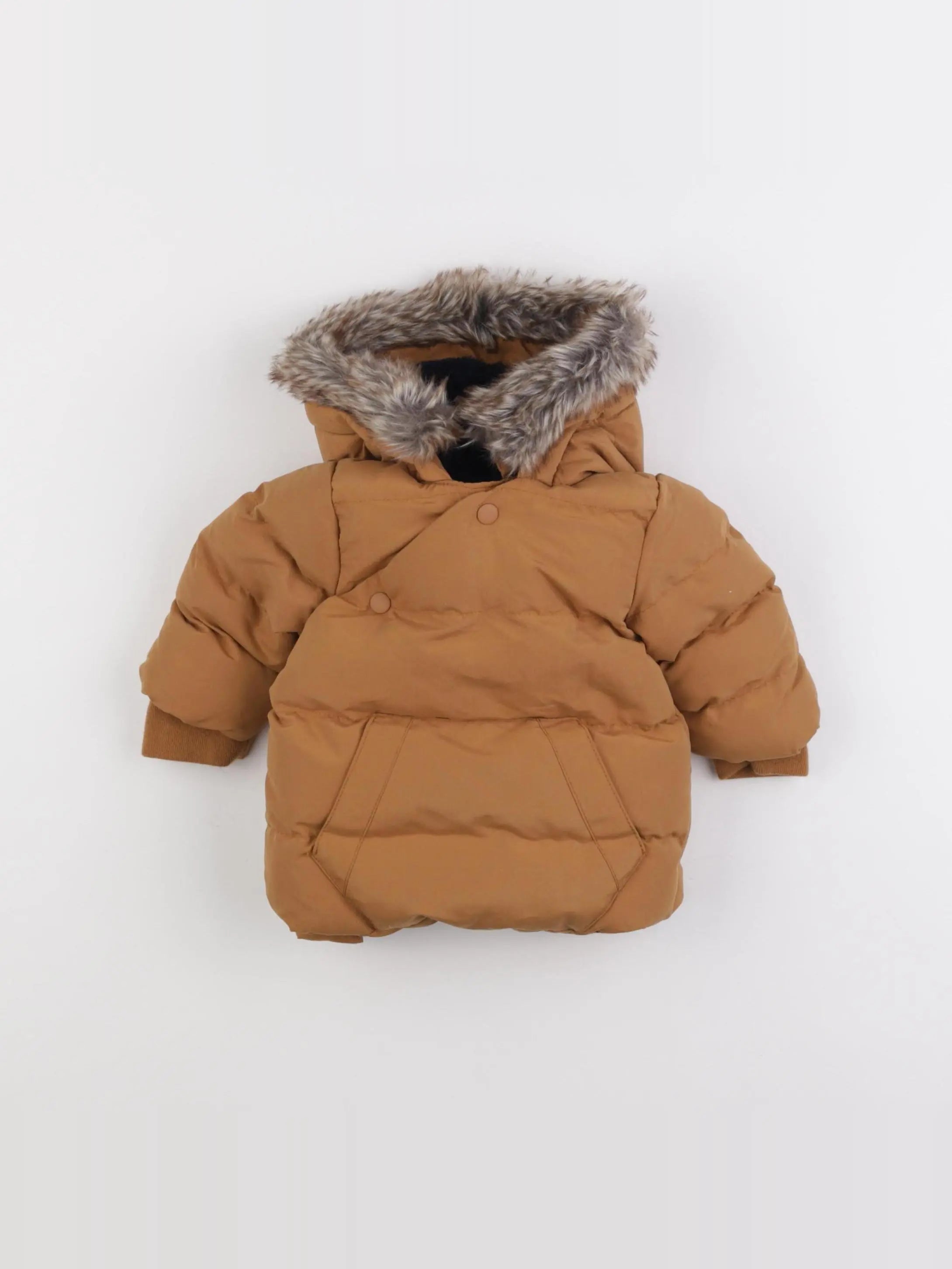 Vertbaudet - doudoune marron - 3 mois