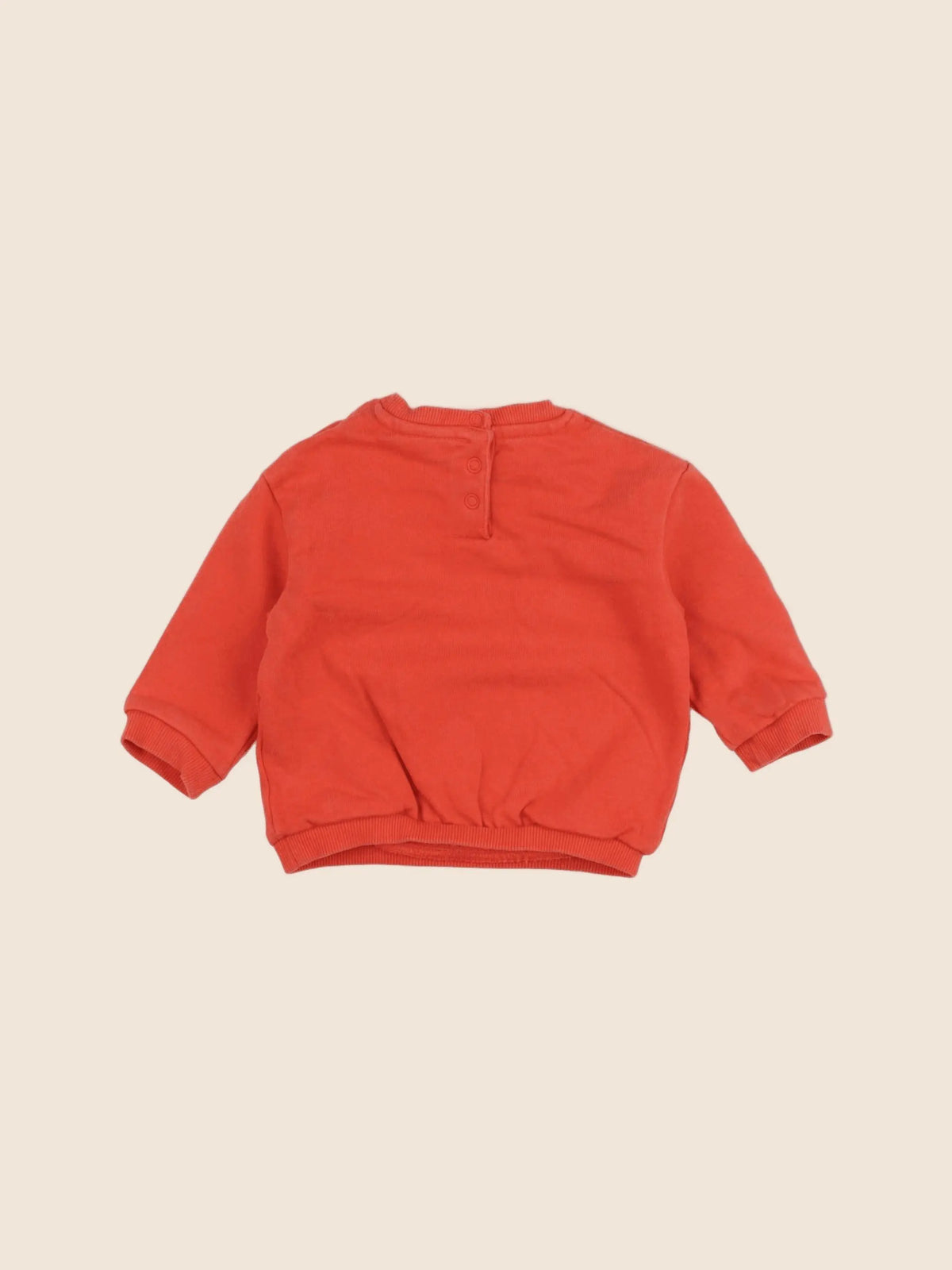 Tape à l'oeil - sweat orange - 9 mois