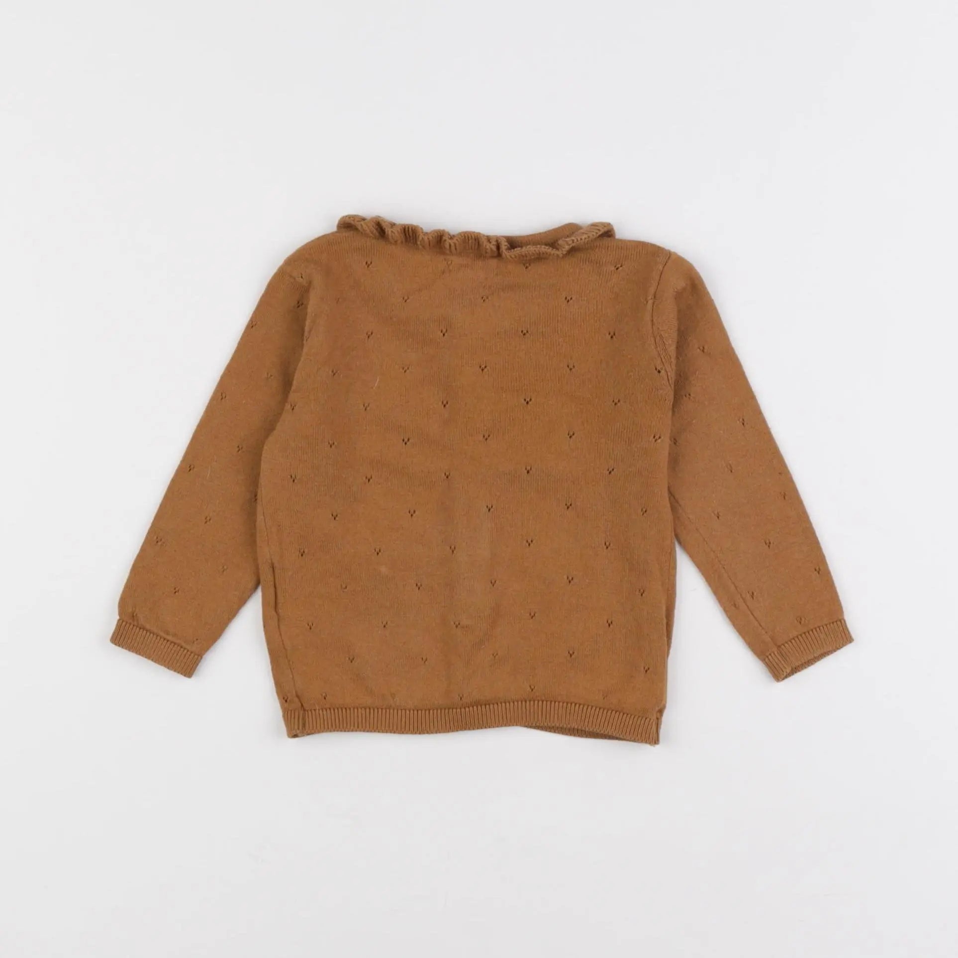 Vertbaudet - gilet marron - 6 mois