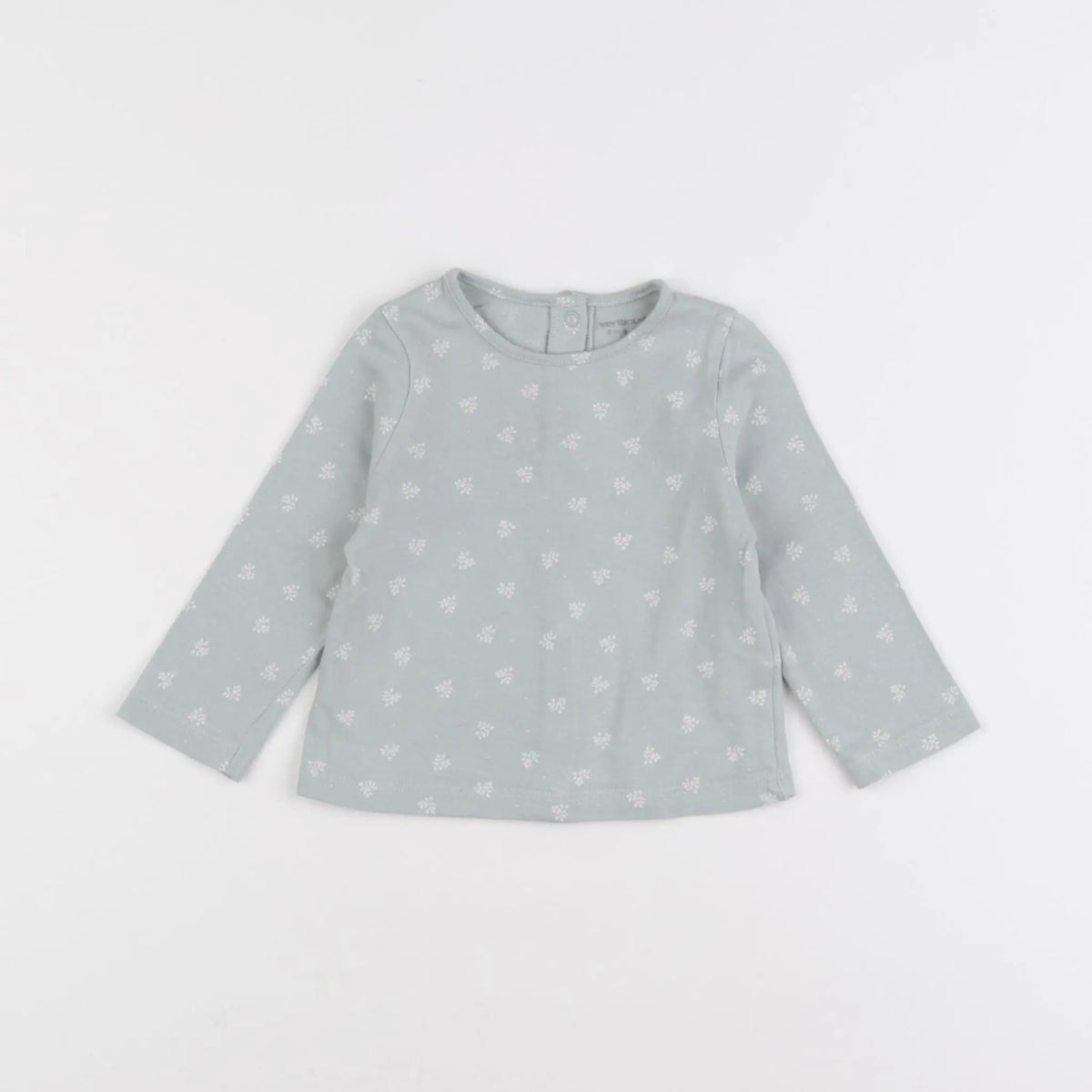 Vertbaudet - tee-shirt vert - 6 mois