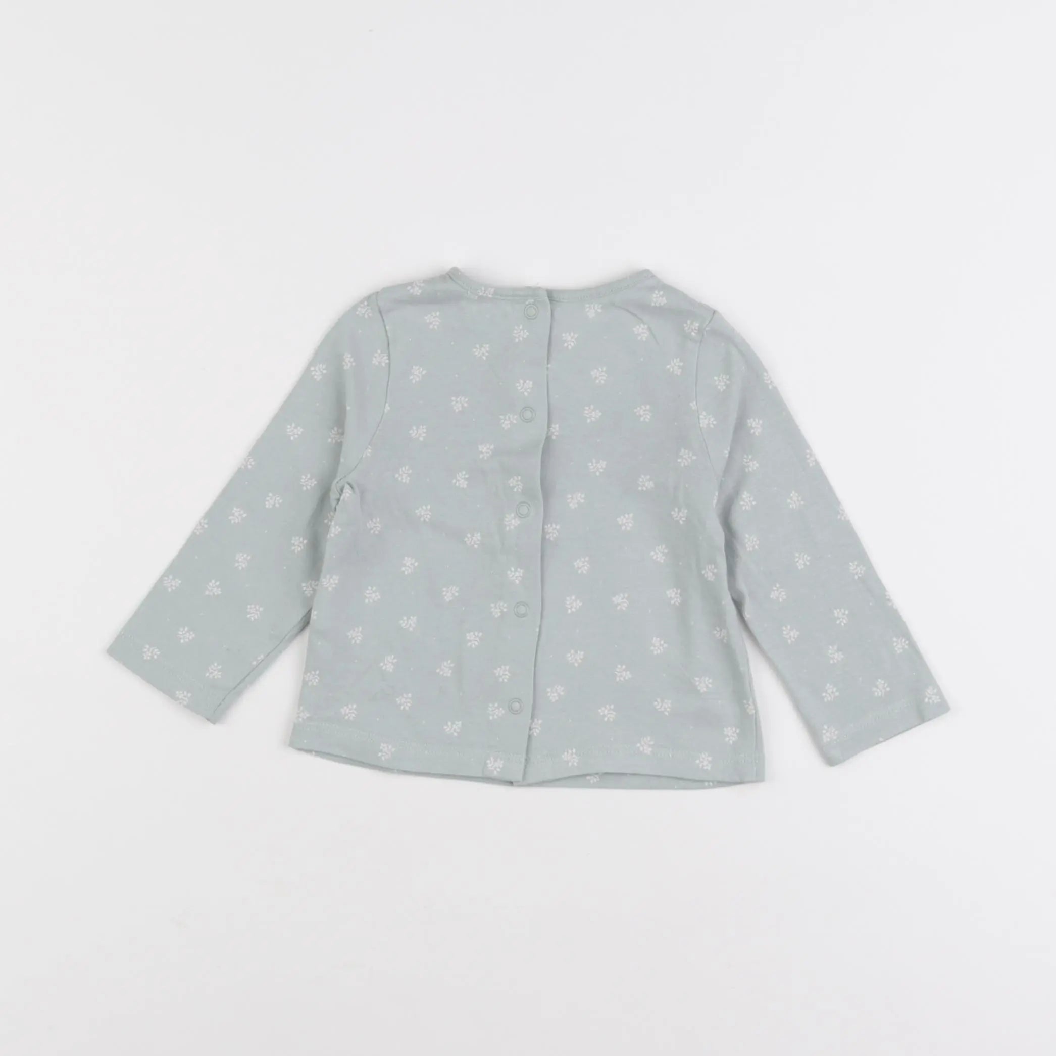 Vertbaudet - tee-shirt vert - 6 mois