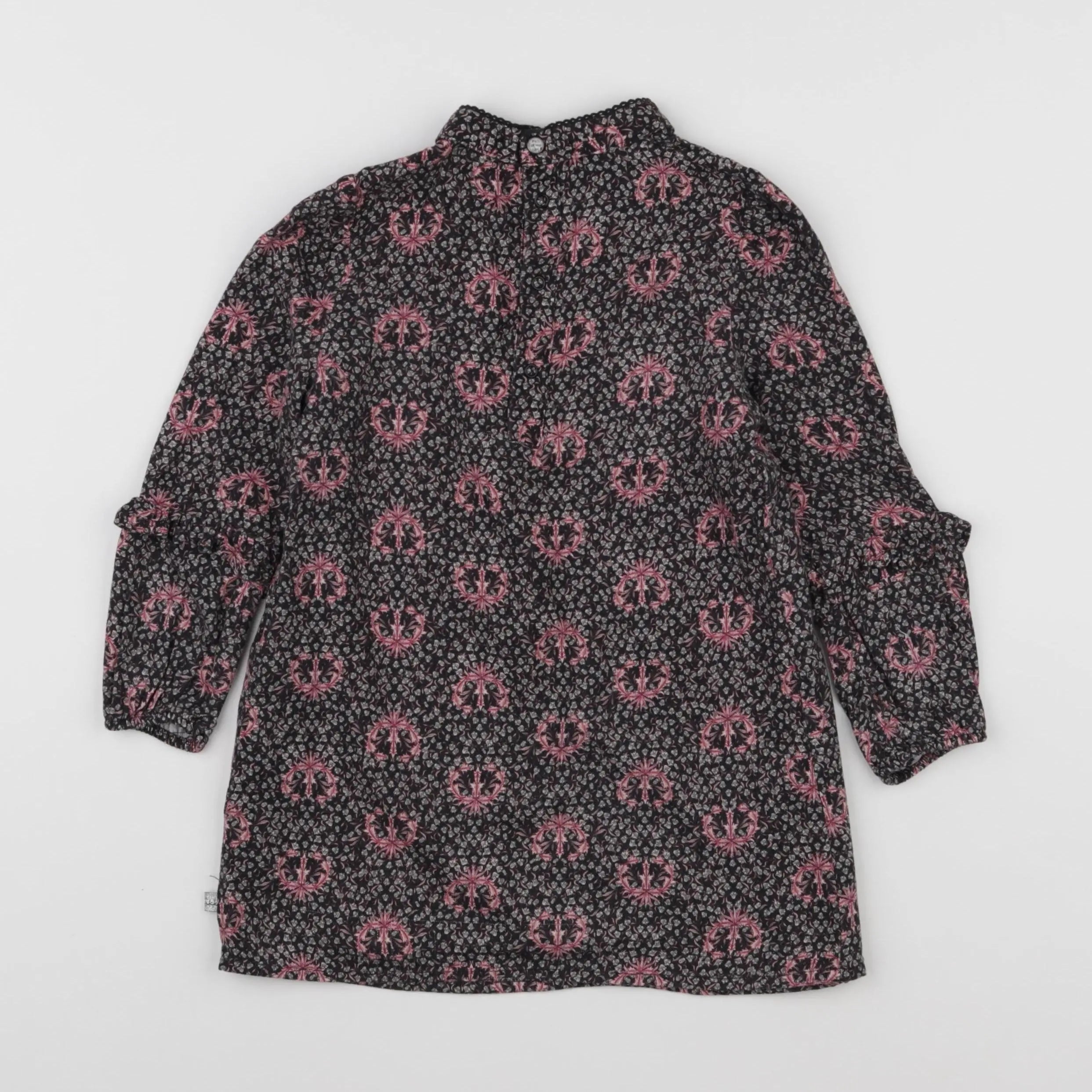 IKKS - robe noir, rose - 18 mois