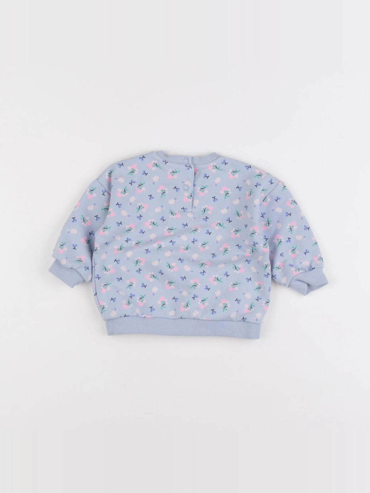 Tape à l'oeil - sweat bleu - 6 mois