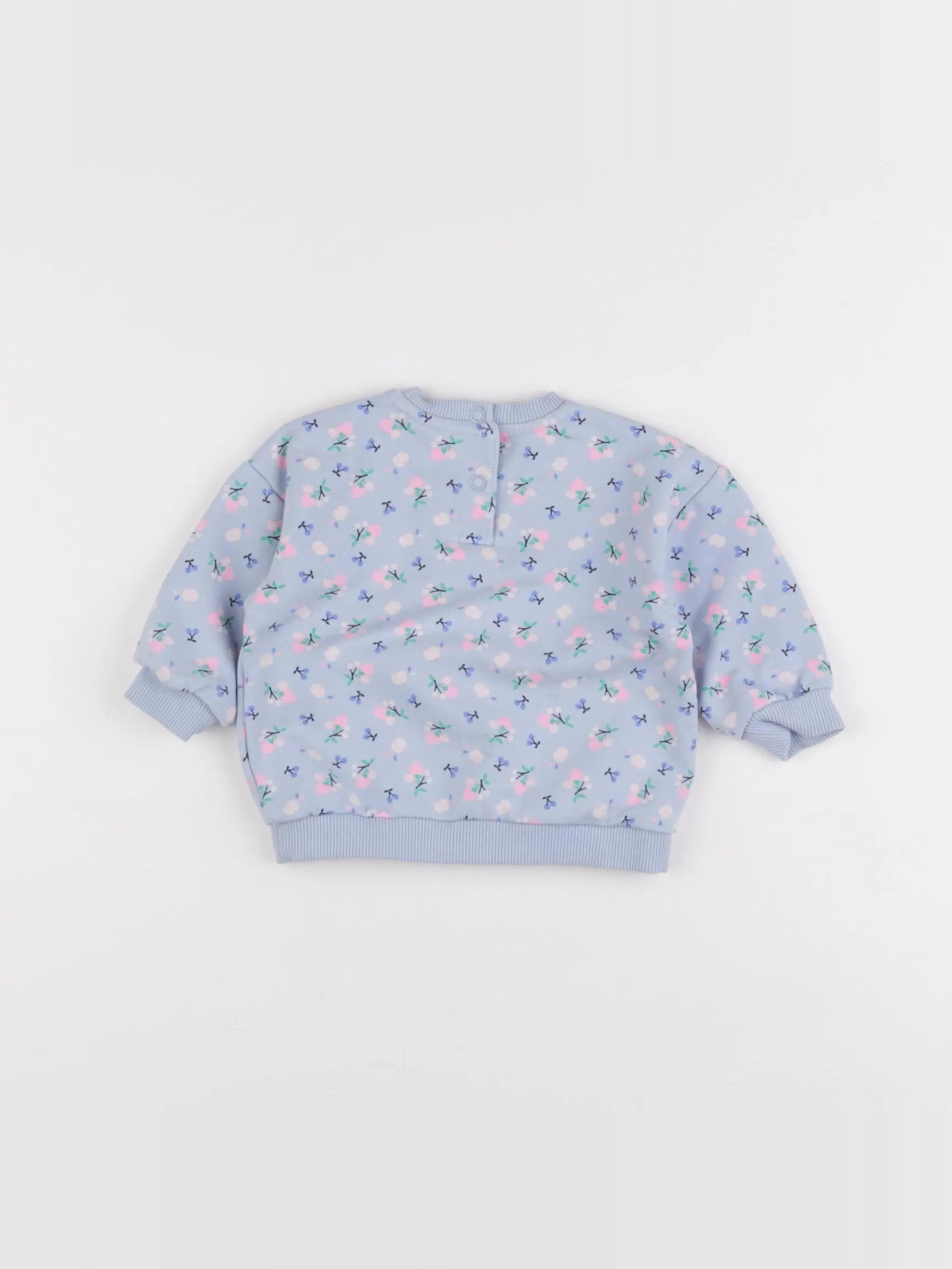 Tape à l'oeil - sweat bleu - 6 mois