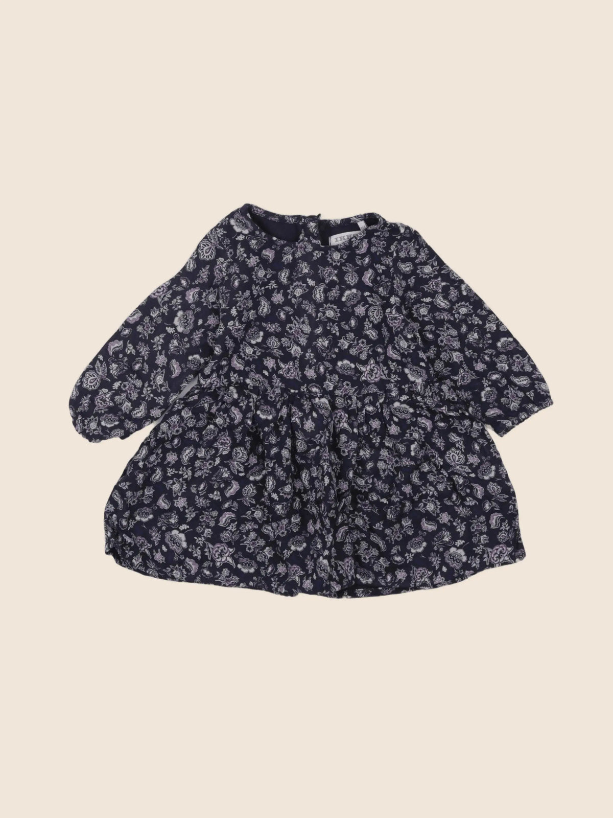 IKKS - robe bleu, violet - 6 mois