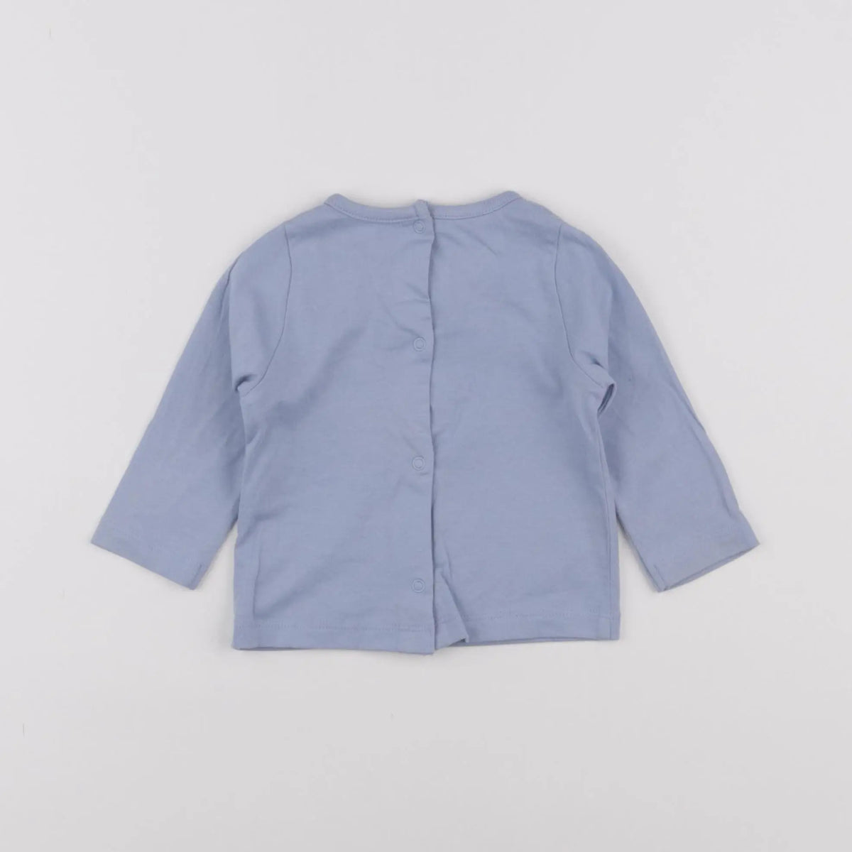 Vertbaudet - tee-shirt bleu - 3 mois