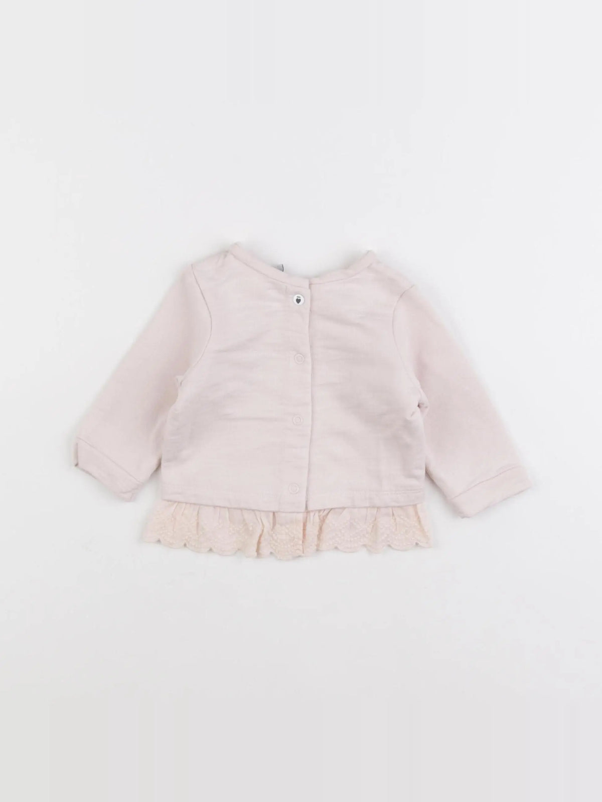 IKKS - sweat rose - 3 mois