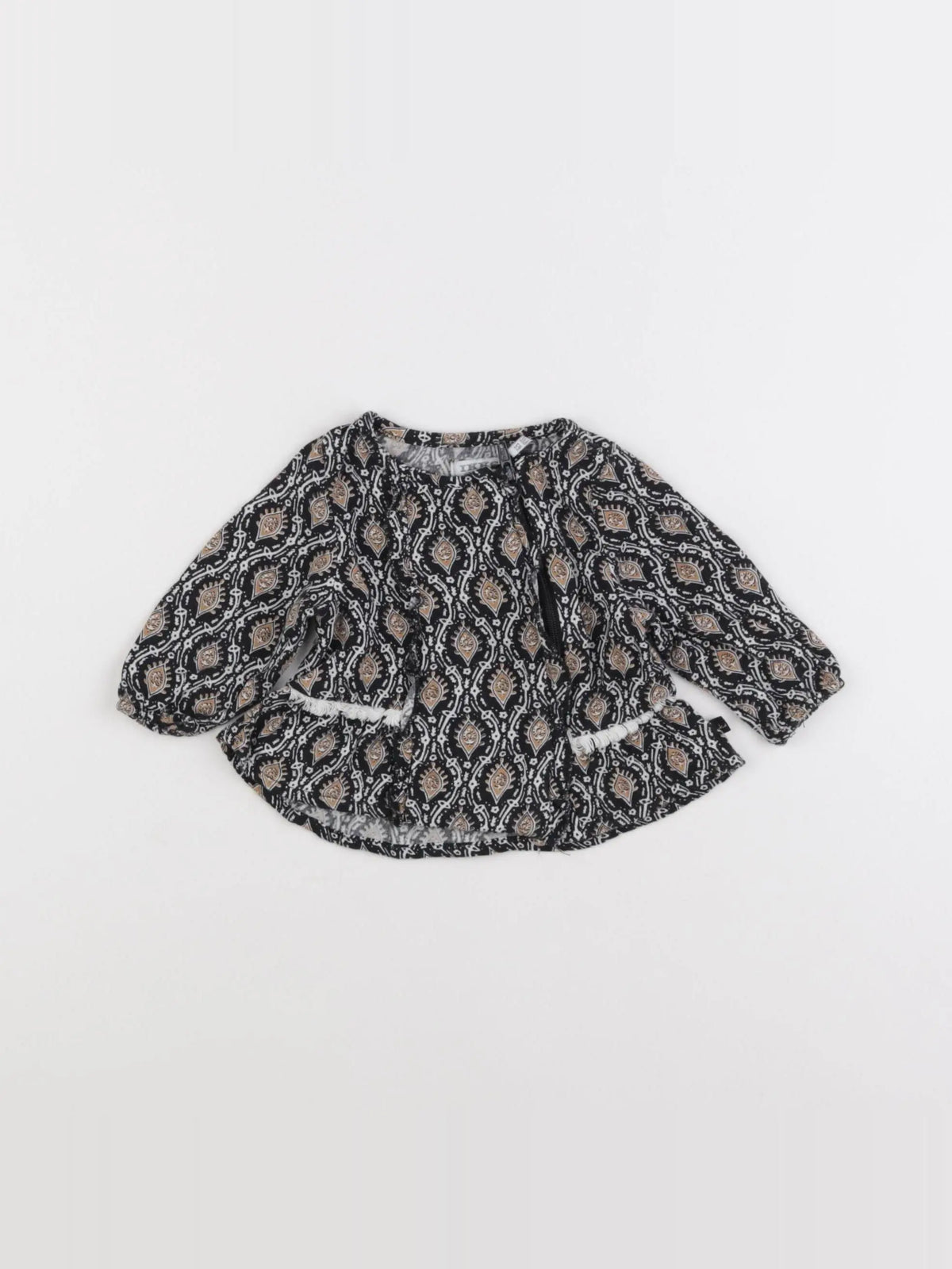 IKKS - blouse noir - 3 mois