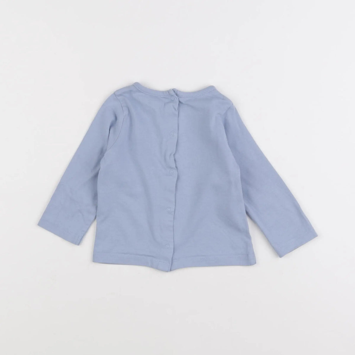 Vertbaudet - tee-shirt bleu - 9 mois