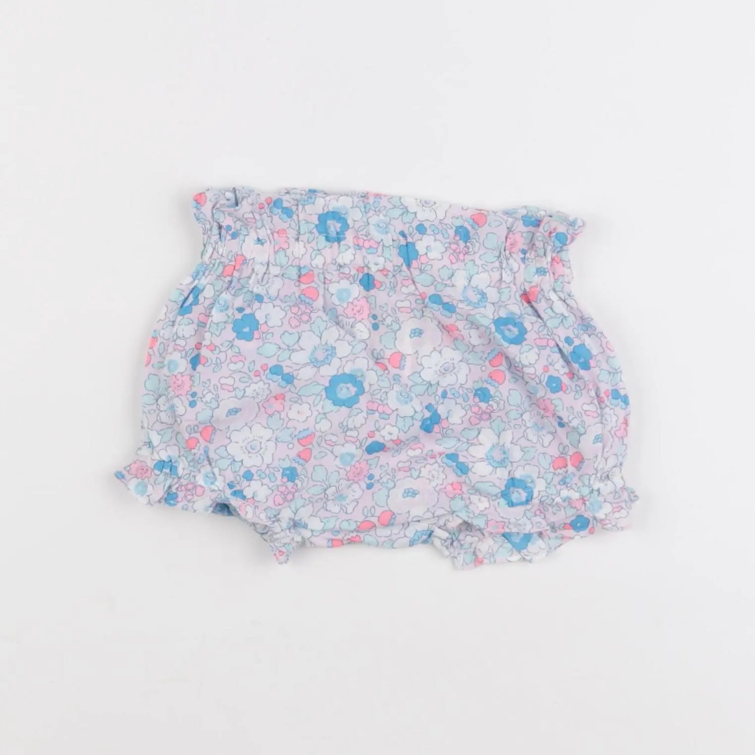Jacadi - bloomer liberty rose, bleu - 6 mois