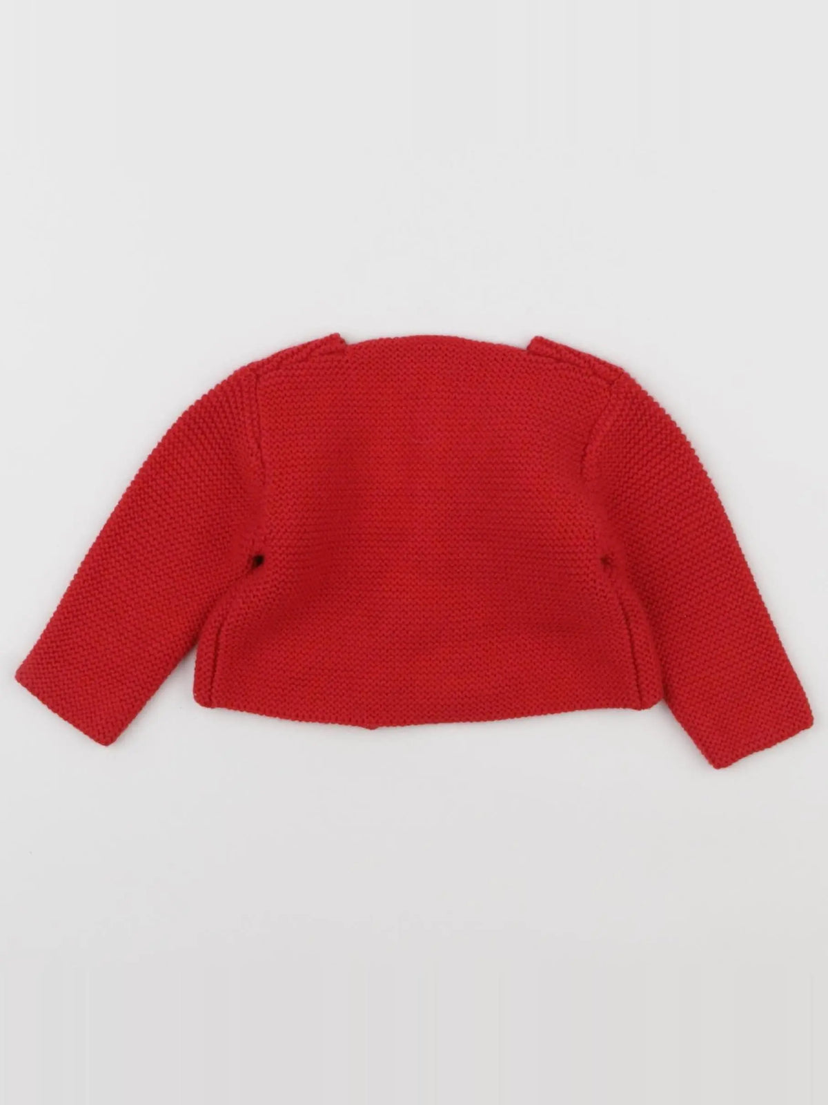 Petit Bateau - gilet rouge - 6 mois