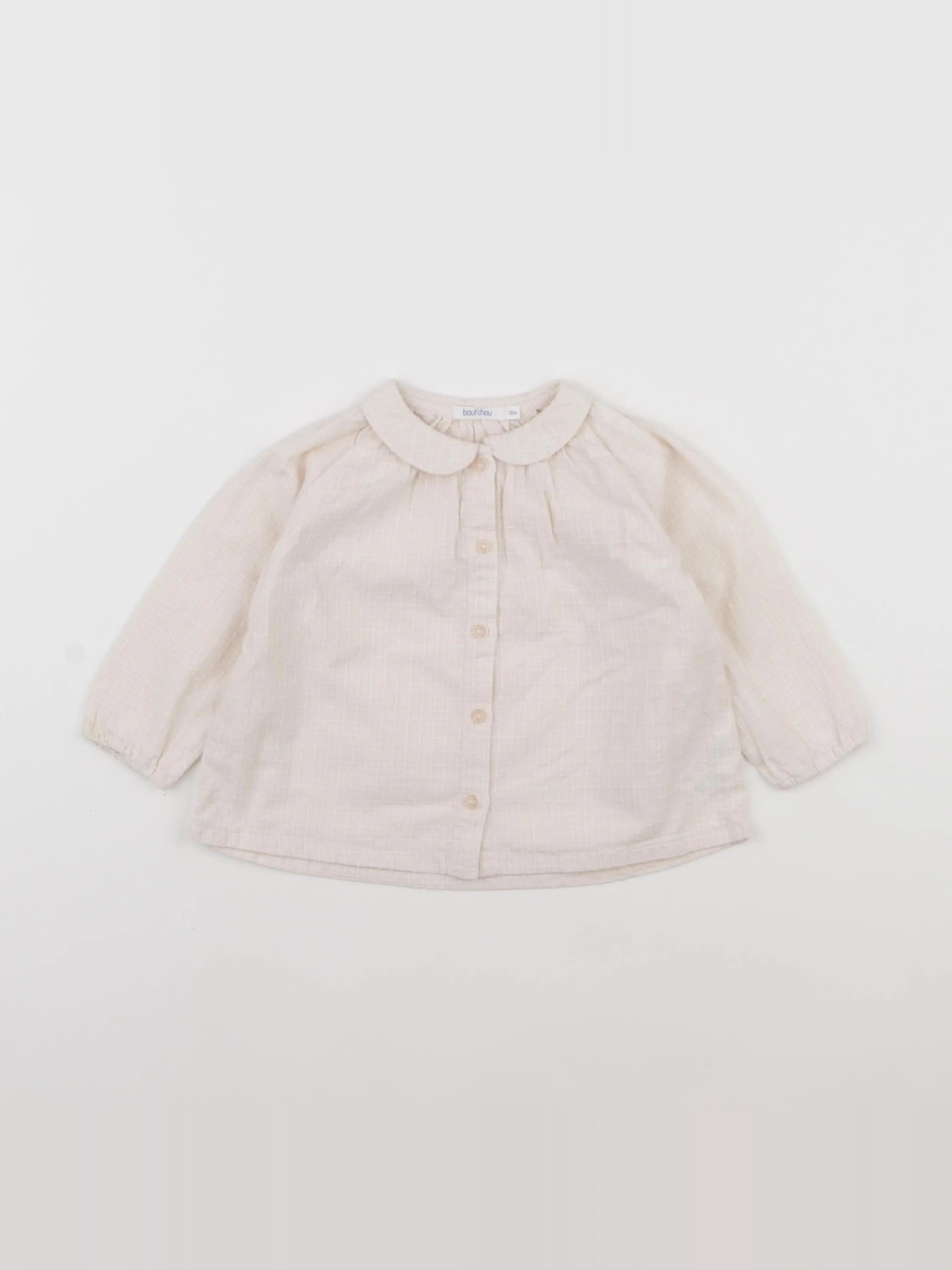 Boutchou - blouse rose - 12 mois