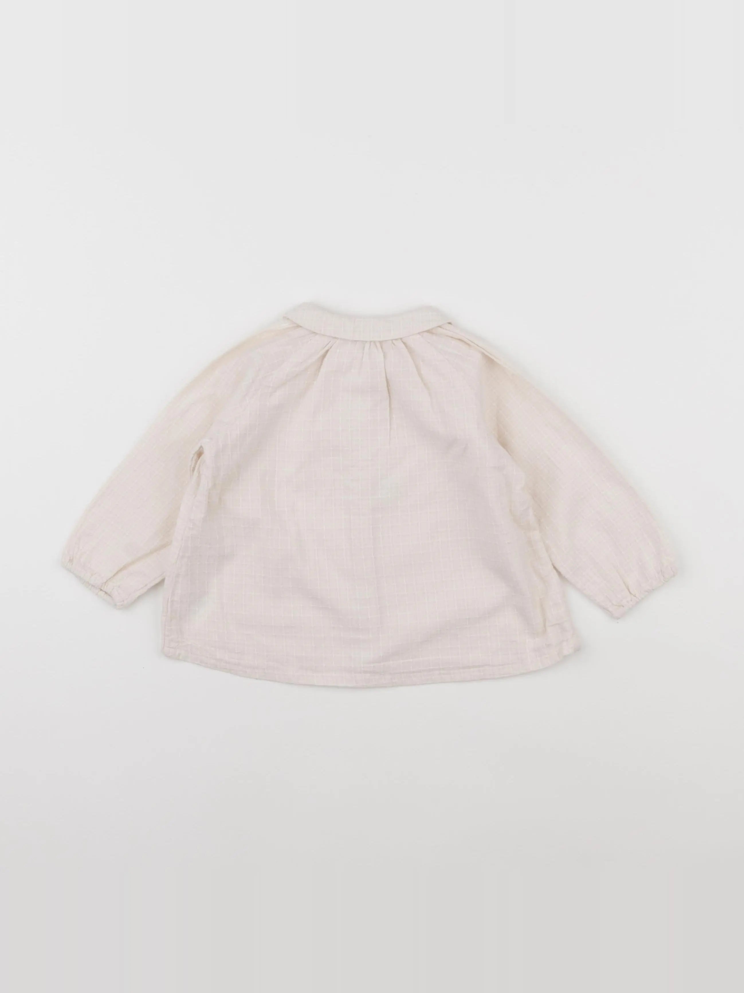Boutchou - blouse rose - 12 mois