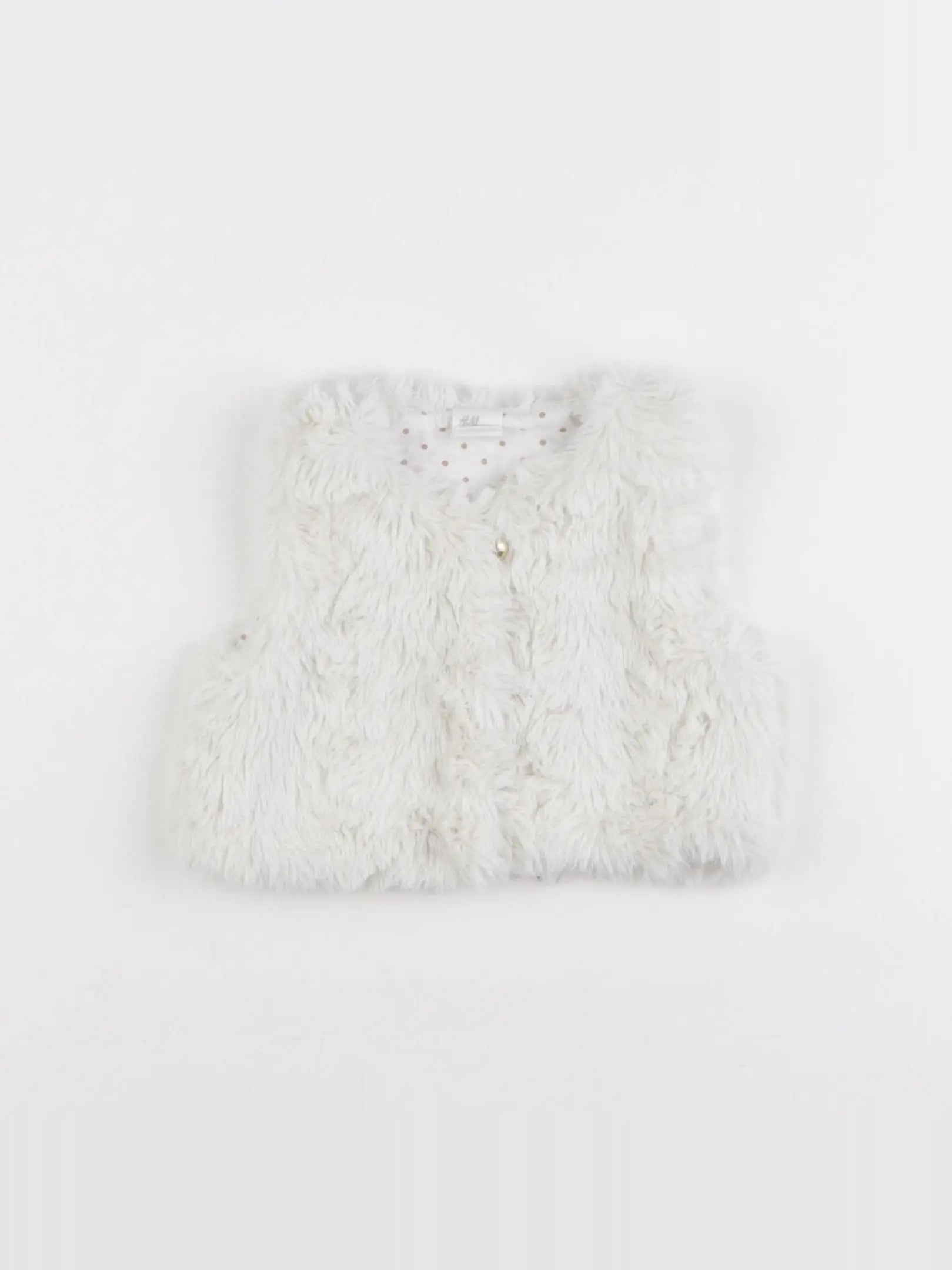 H&M - gilet blanc - 3/6 mois