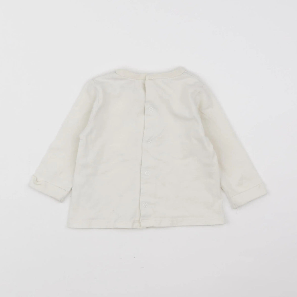 Vertbaudet - tee-shirt beige - 9 mois