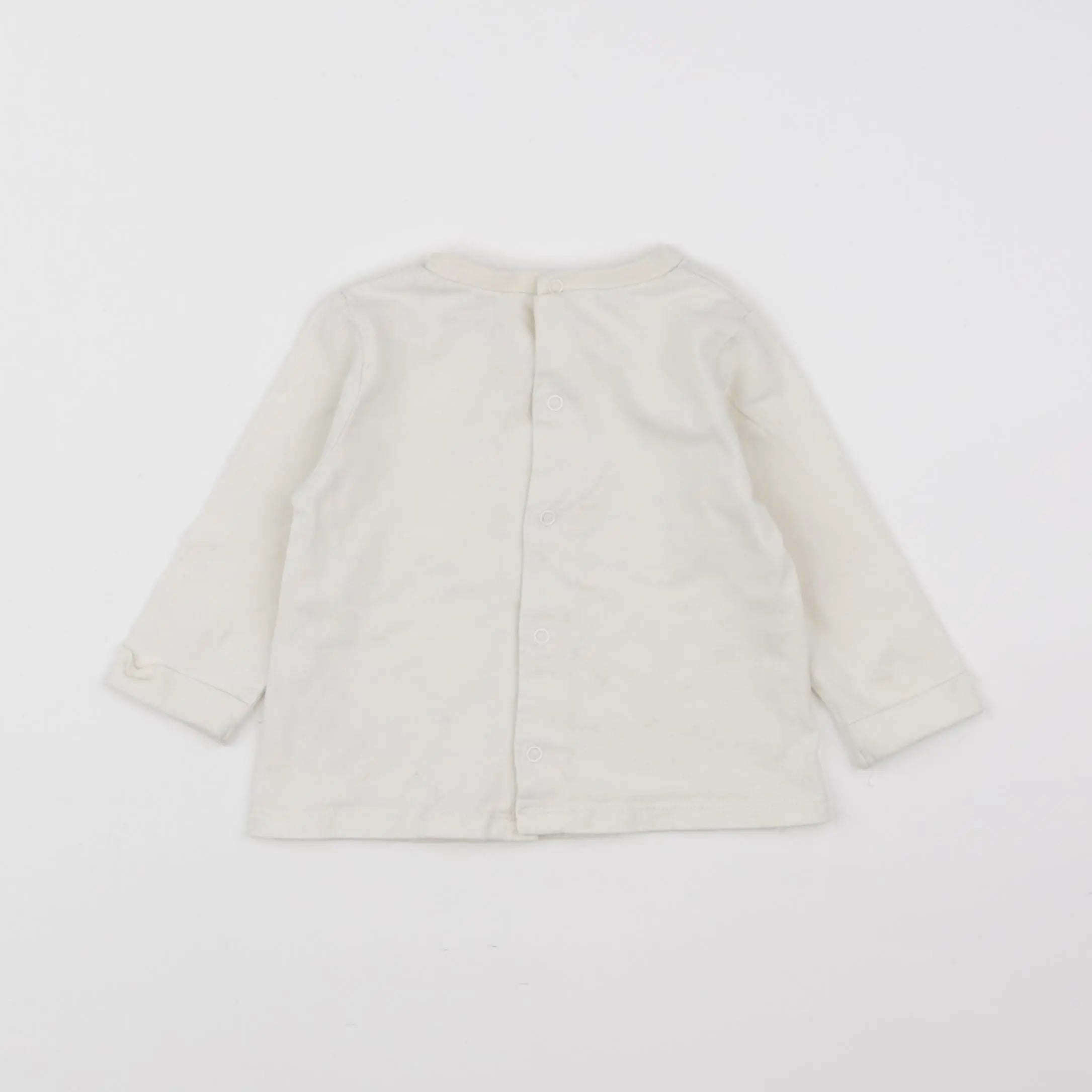 Vertbaudet - tee-shirt beige - 9 mois