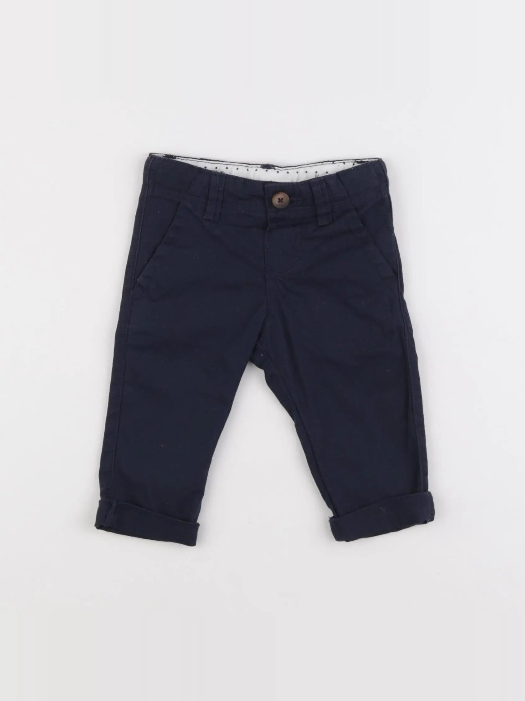 Boutchou - pantalon bleu - 6 mois