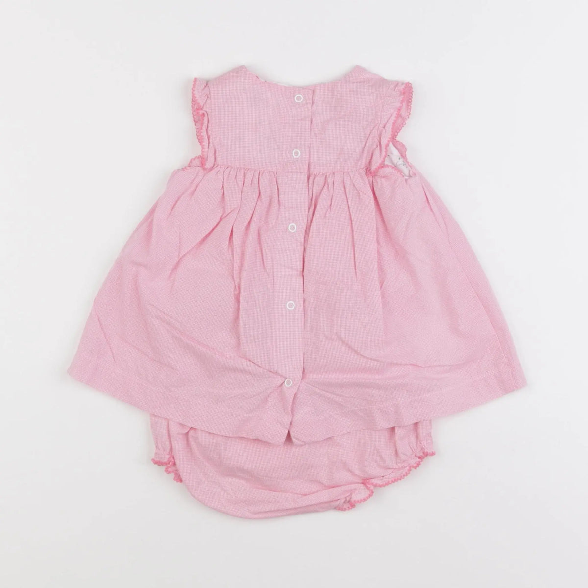Petit Bateau - robe rose - 6 mois