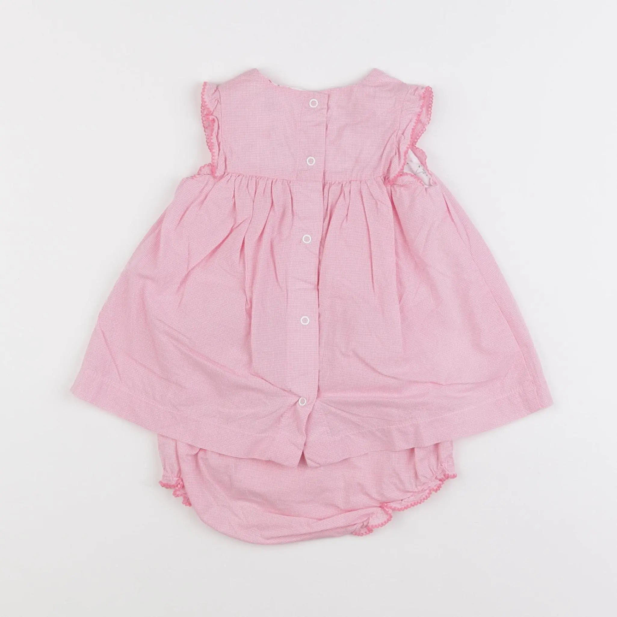 Petit Bateau - robe rose - 6 mois