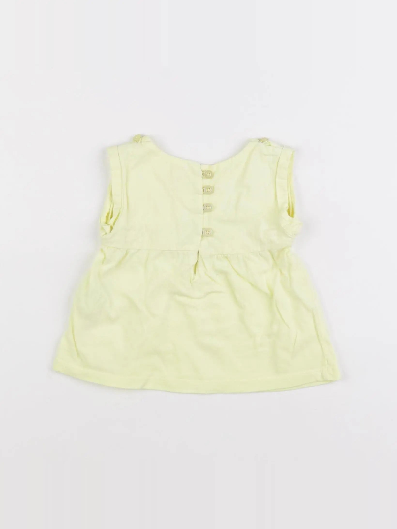 Gocco - blouse jaune - 6/9 mois