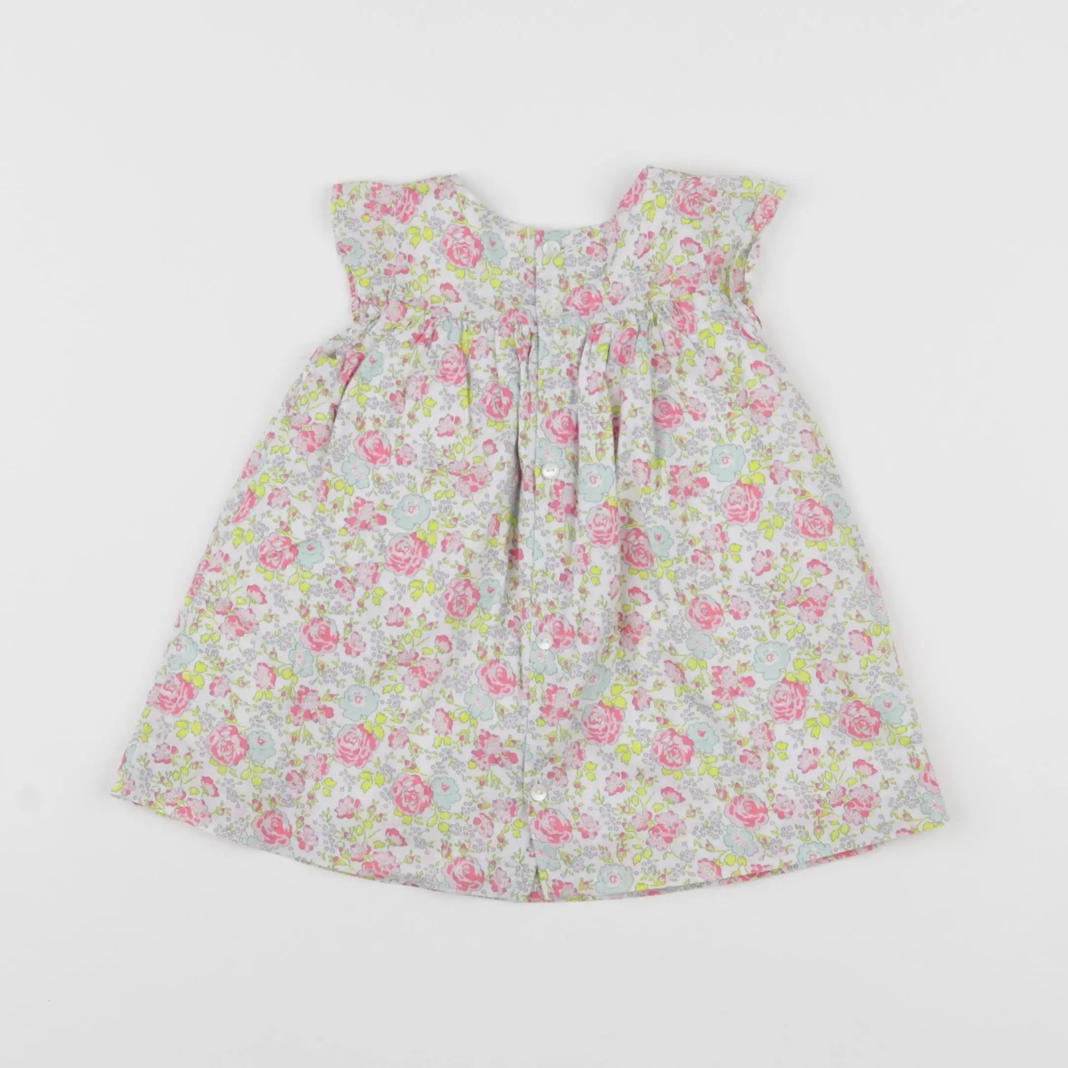 Jacadi - robe liberty multicolore - 6 mois