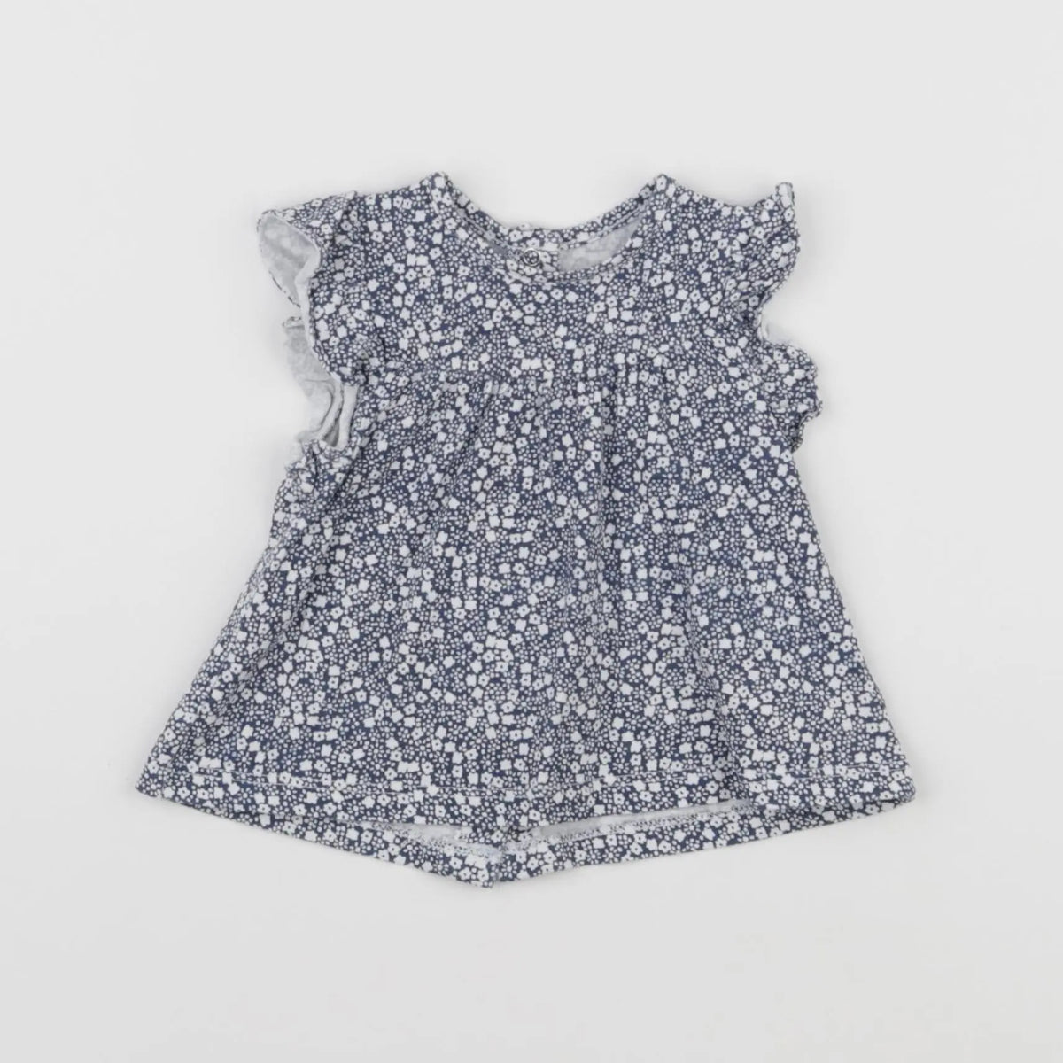Vertbaudet - tee-shirt bleu - 3 mois