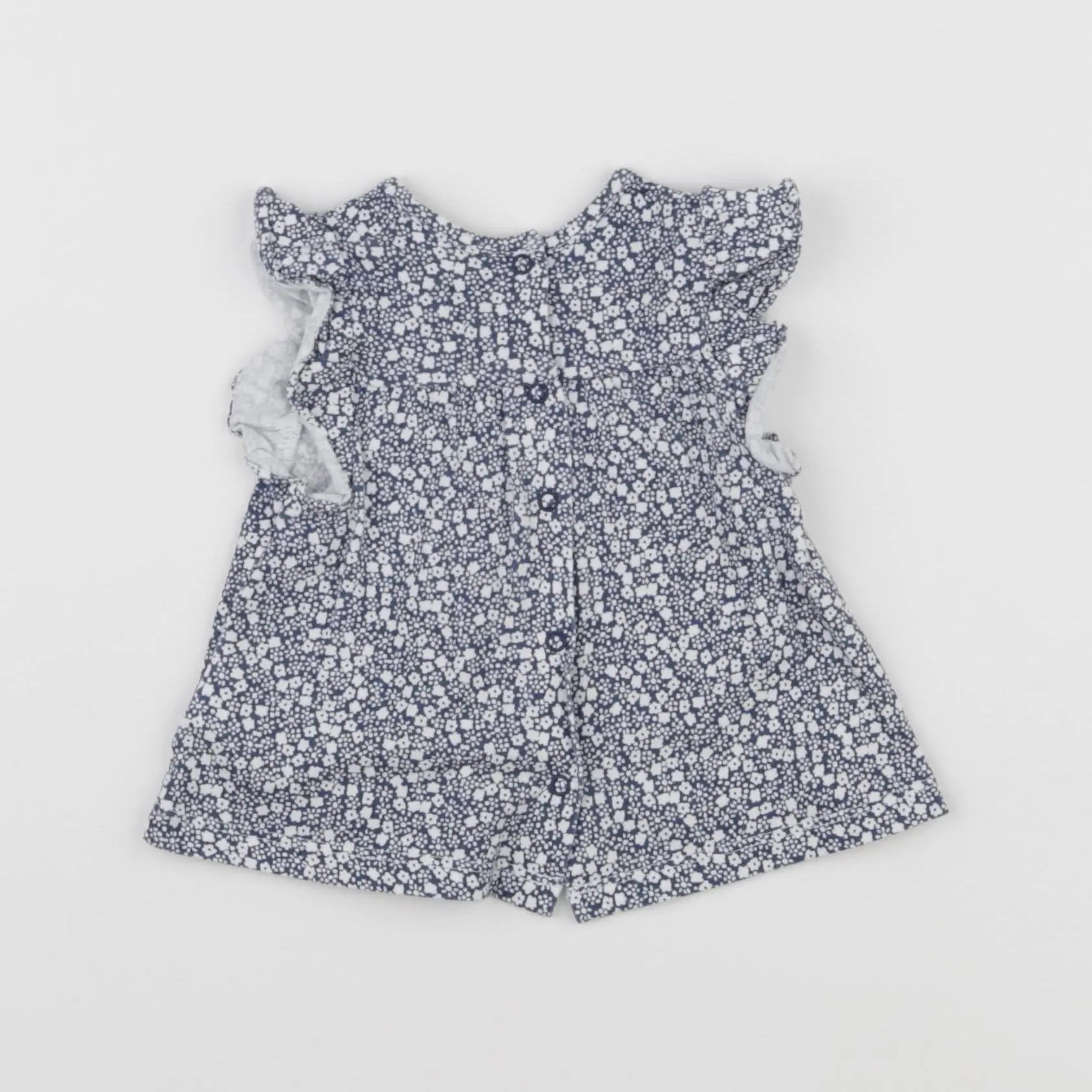 Vertbaudet - tee-shirt bleu - 3 mois